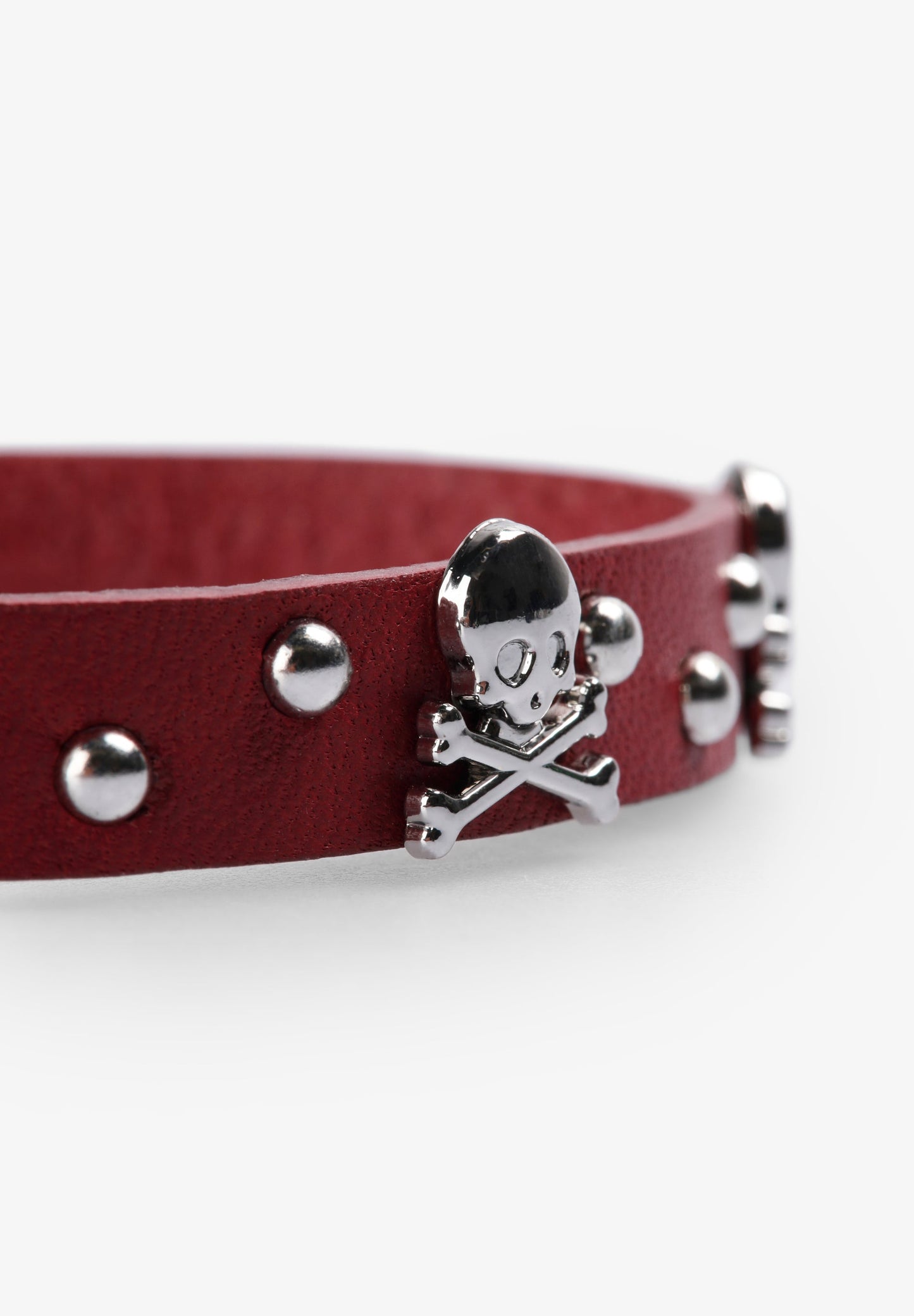 BRACELET WITH SKULL STUDS