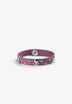 ARMBAND MIT TOTENKOPF UND NIETEN
