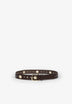 CEINTURE CUIR DÉTAILS DORÉS