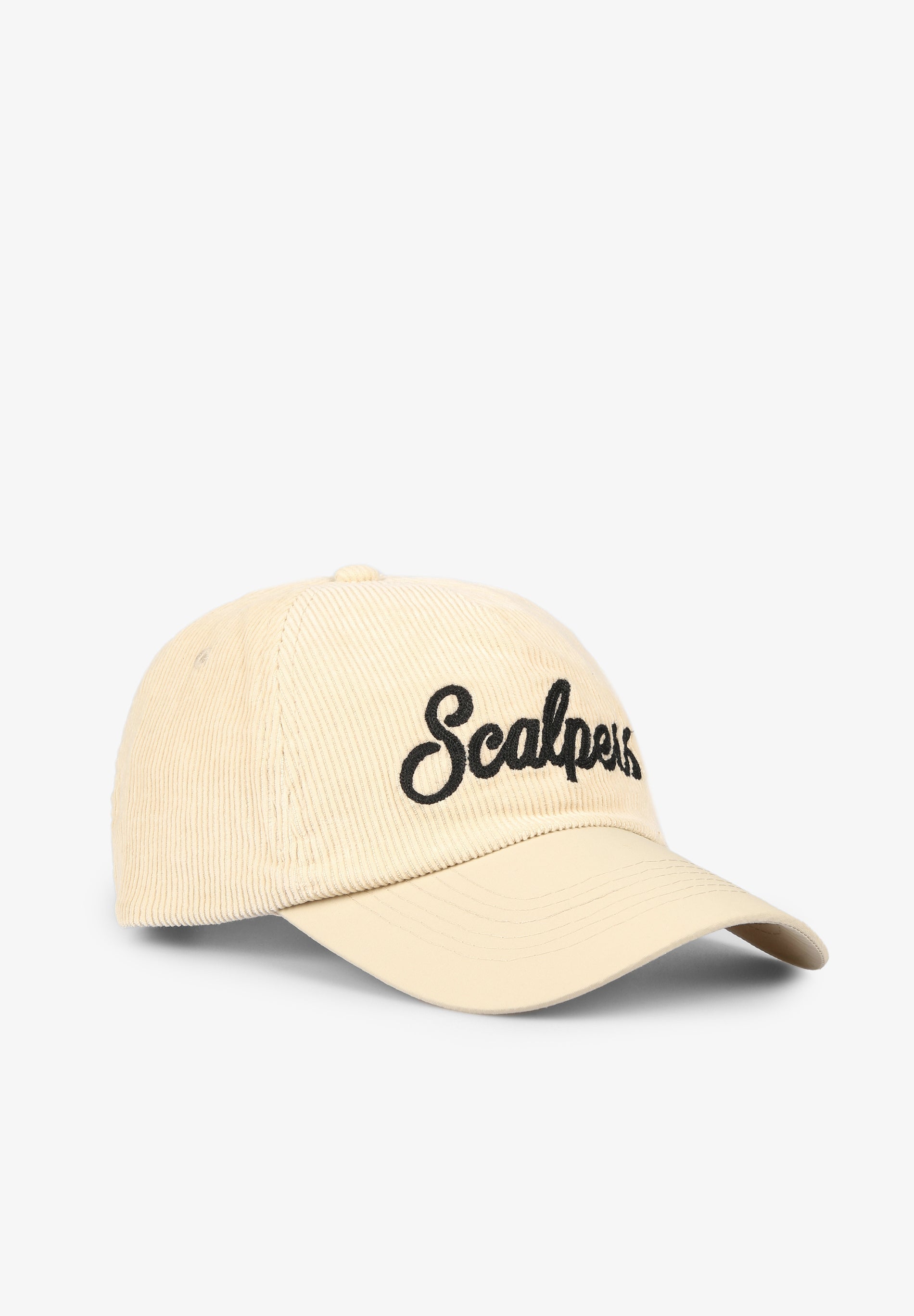 CORDUROY CAP WITH EMBROIDERED LOGO