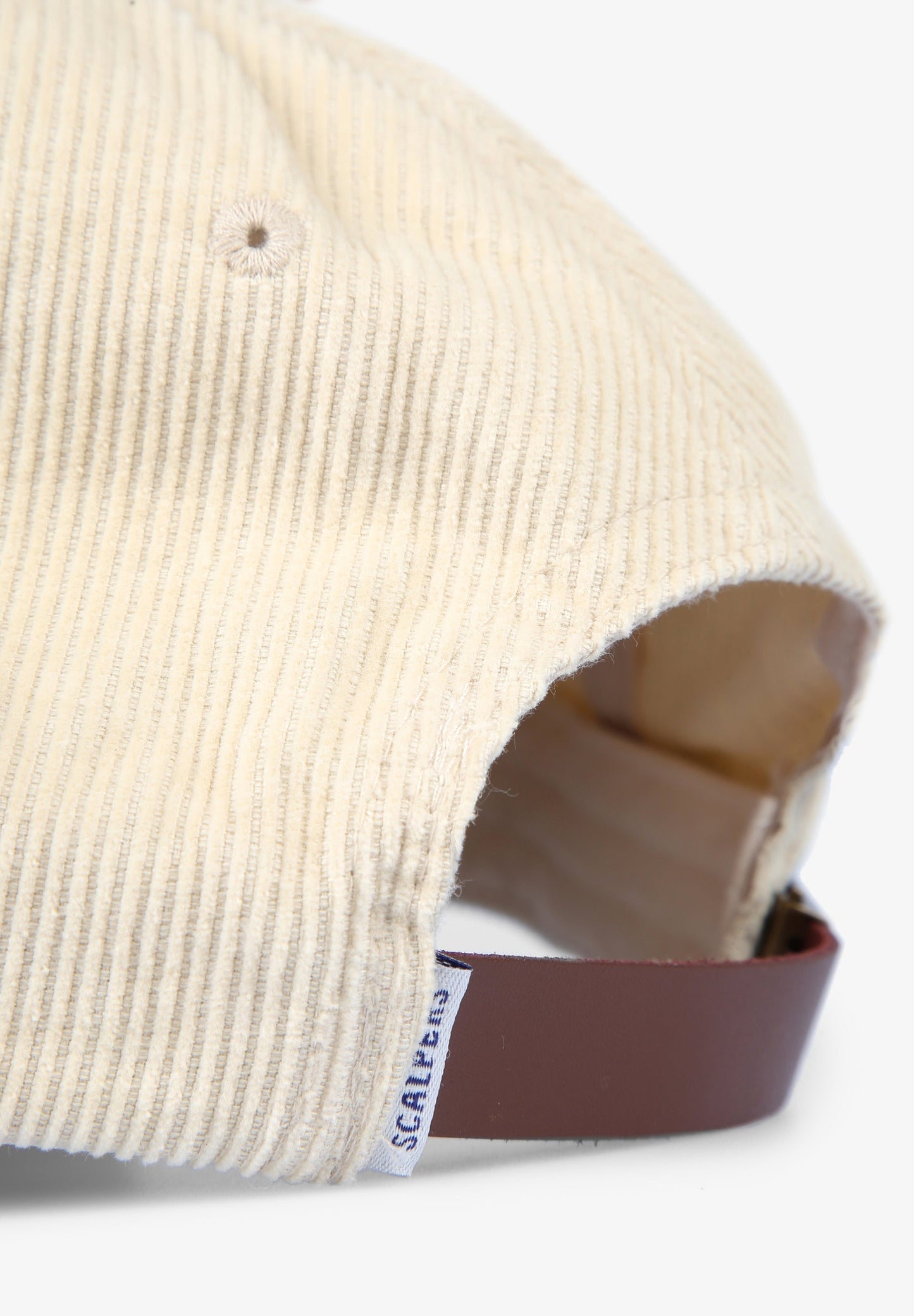 CORDUROY CAP WITH EMBROIDERED LOGO