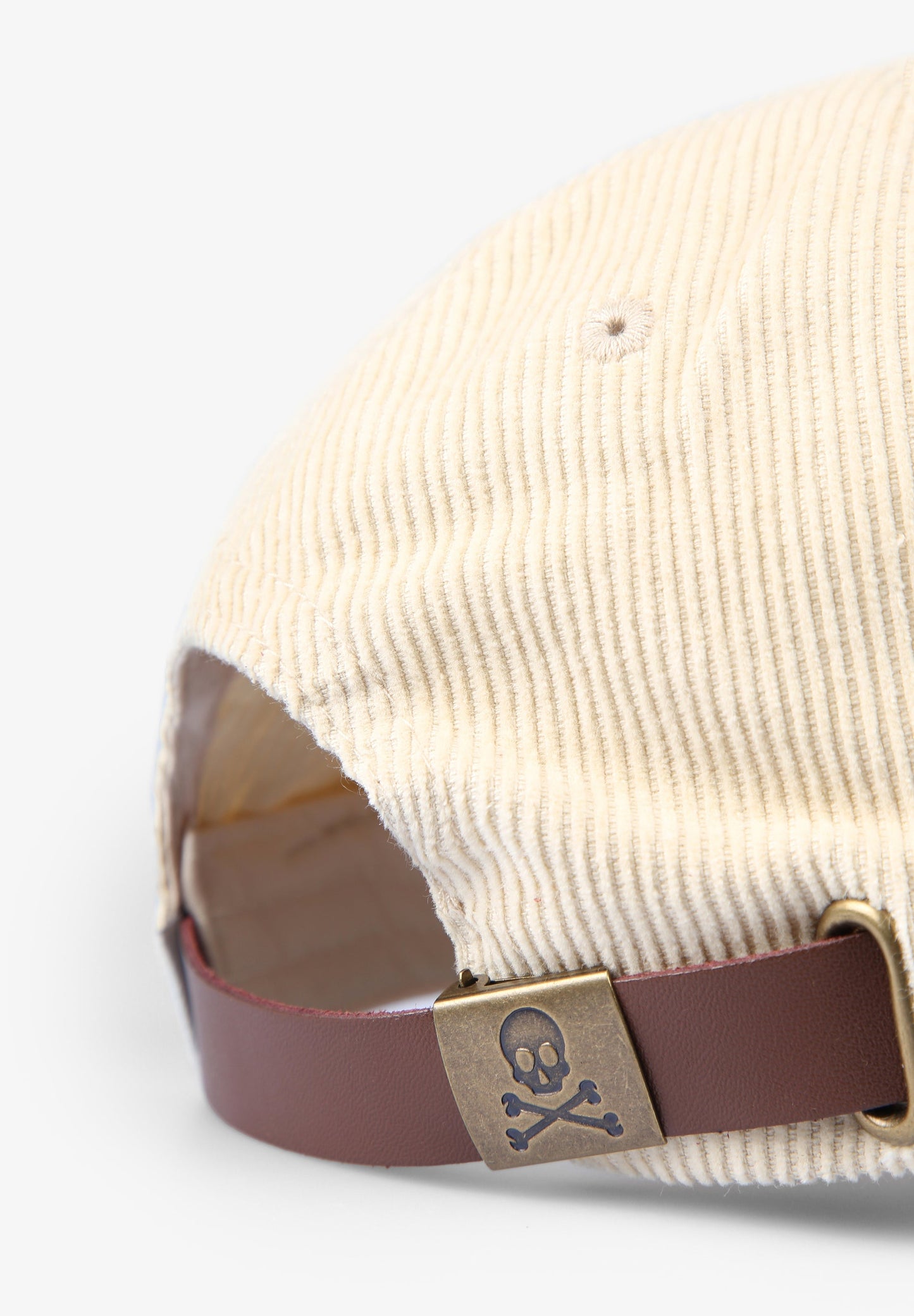 CORDUROY CAP WITH EMBROIDERED LOGO