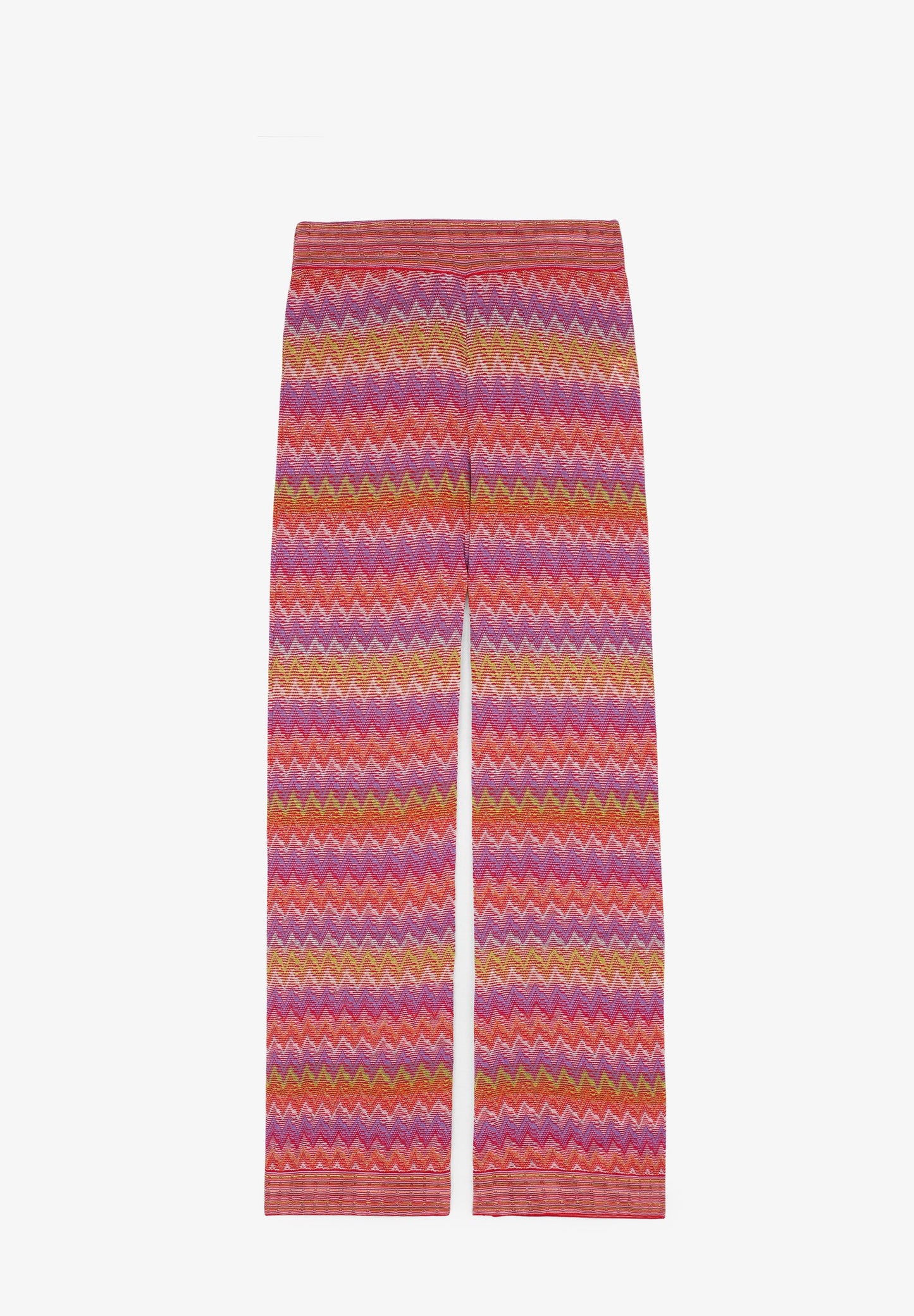 ZIGZAG KNIT TROUSERS