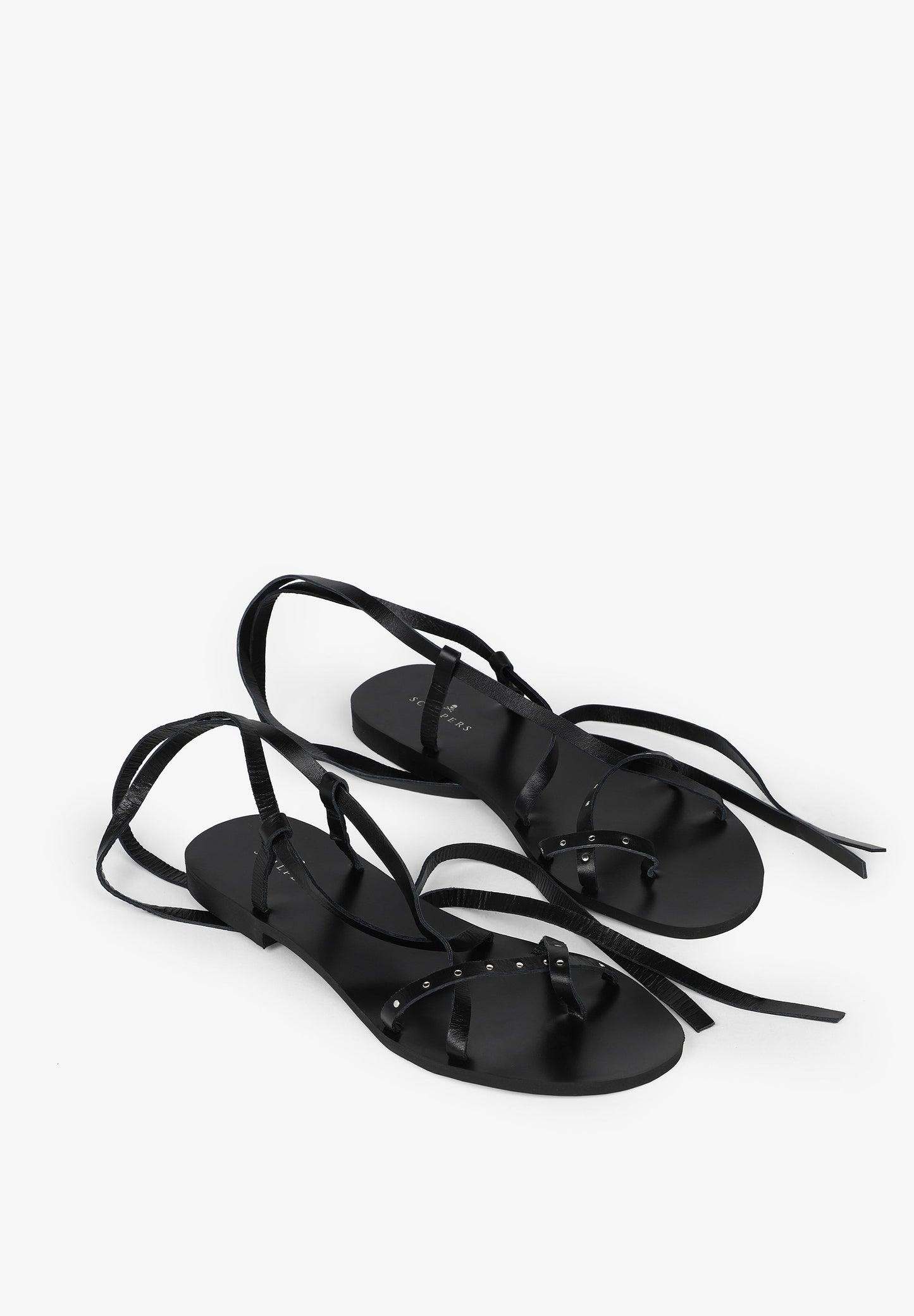 STRAPPY LEATHER SANDALS