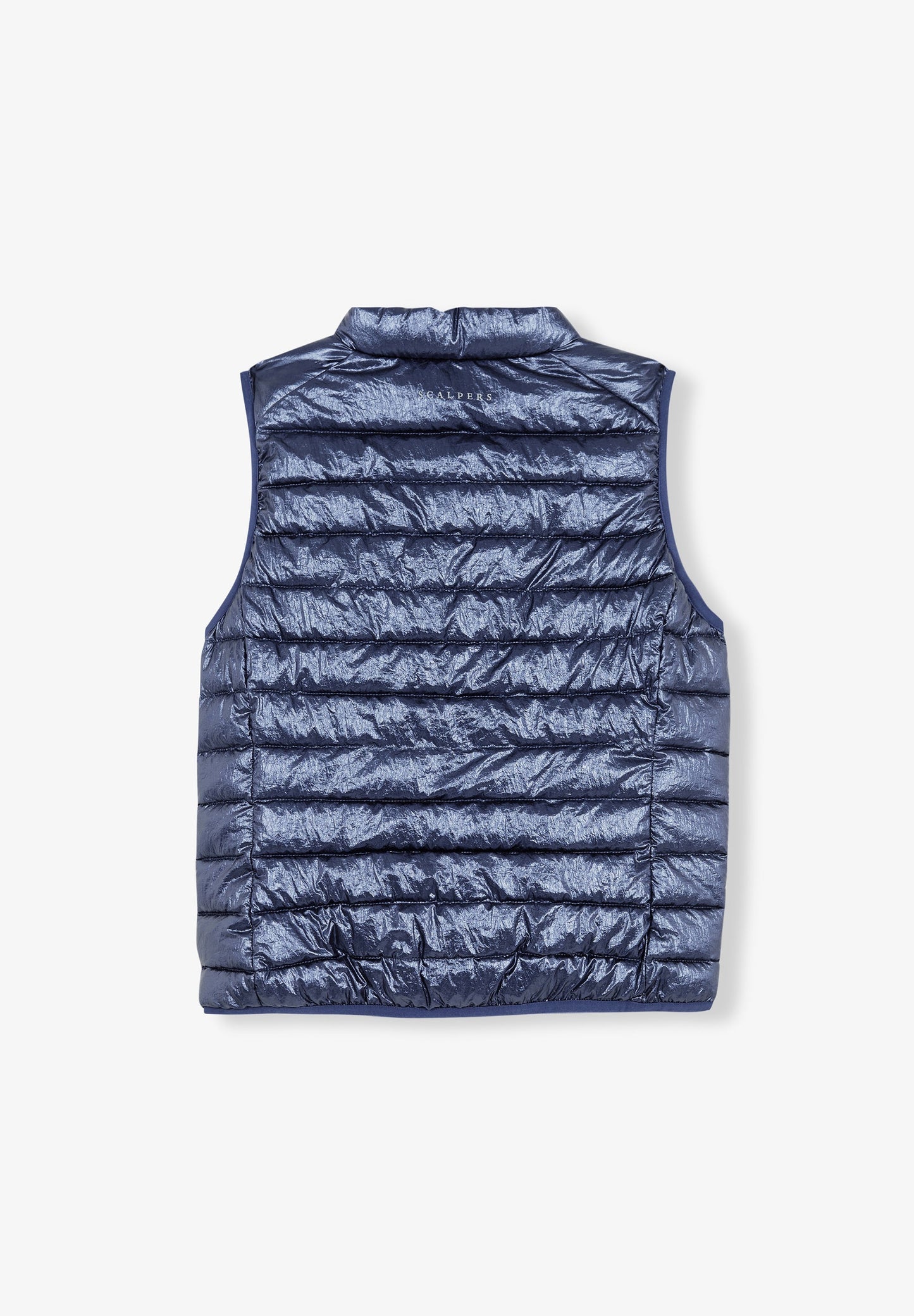 QUILTED GILET WITH SKULL DETAIL