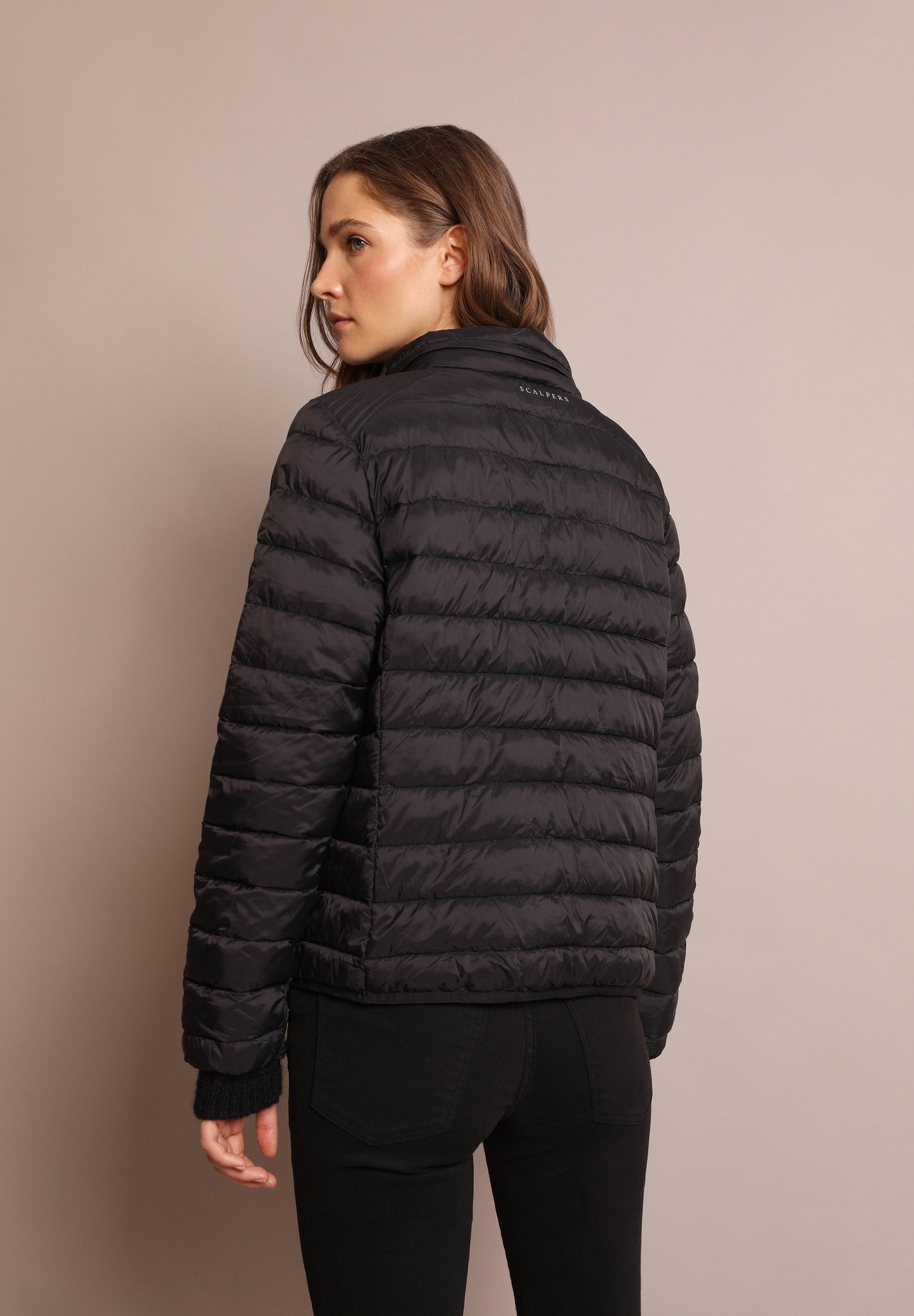 METALLIC QUILTED JACKET