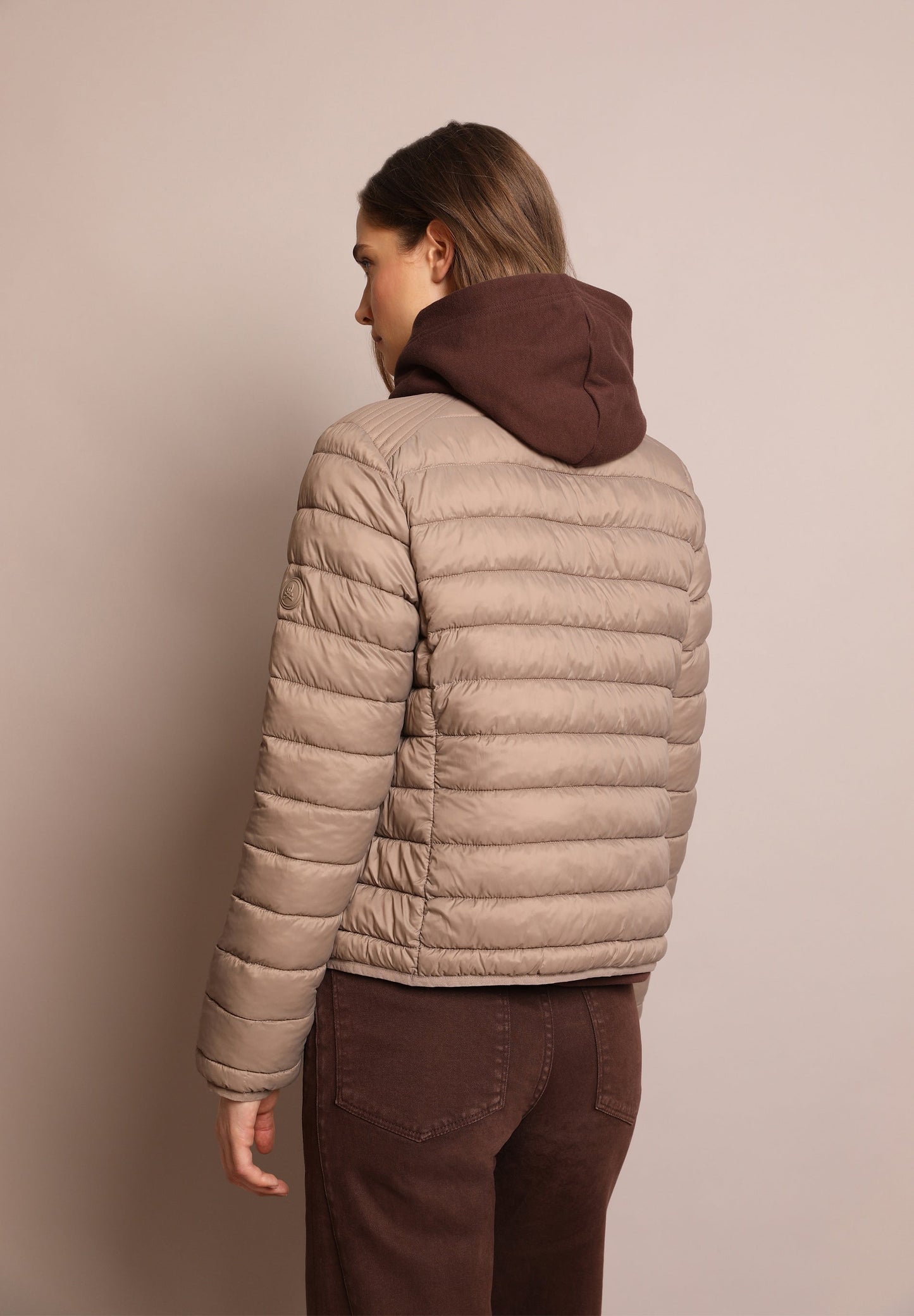 METALLIC QUILTED JACKET