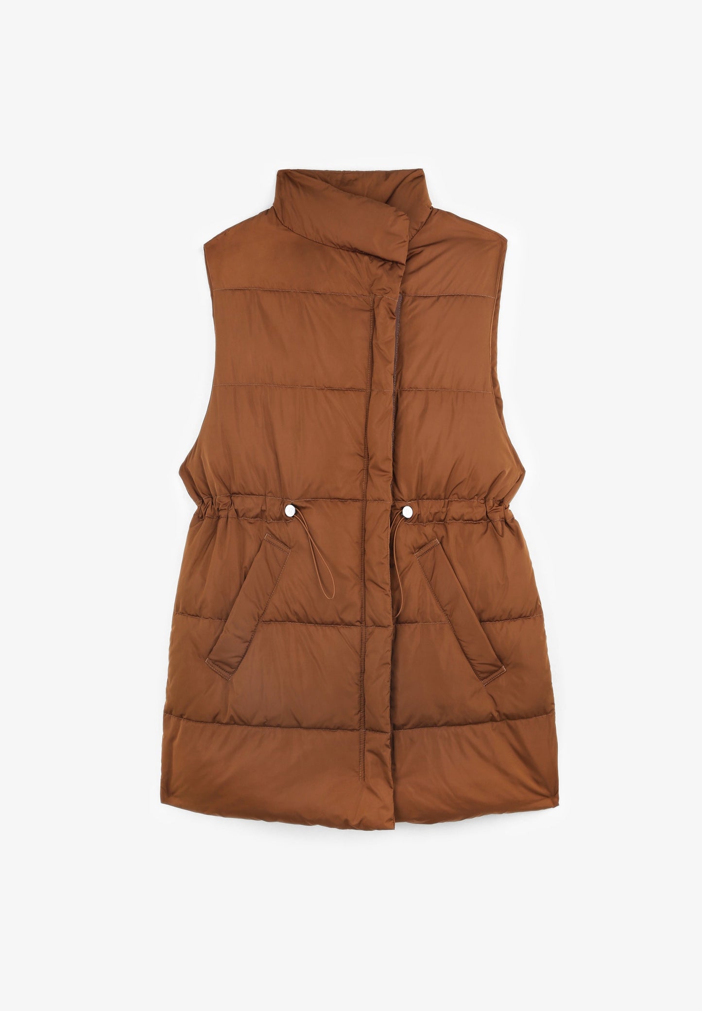 QUILTED MIDI GILET