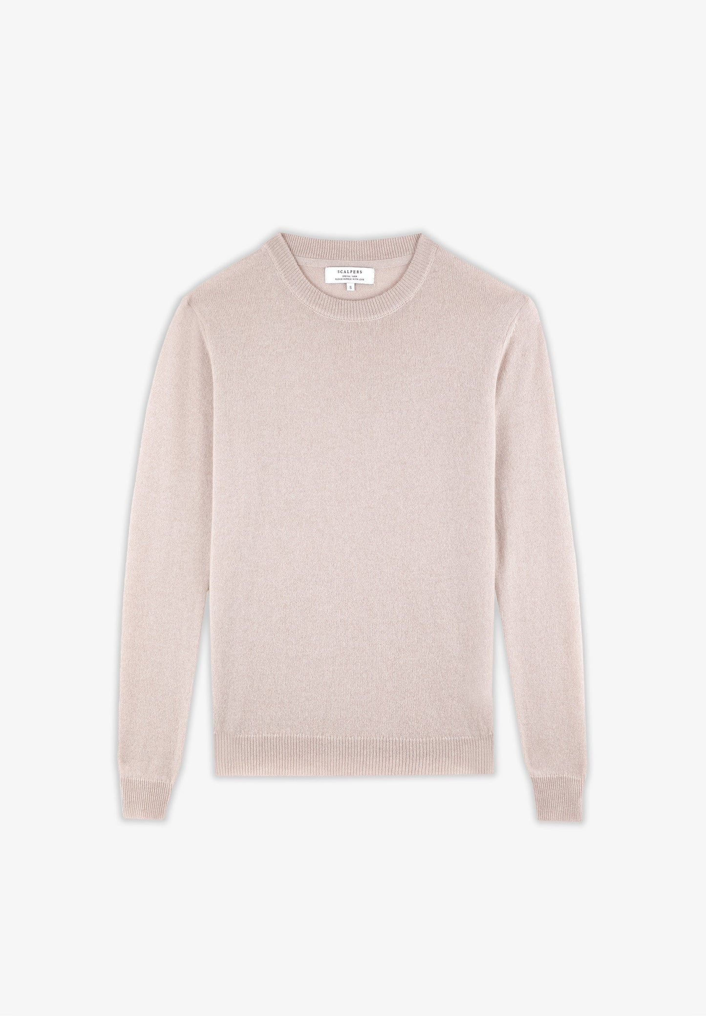 CASHMERE SWEATER WITH ROUND NECKLINE