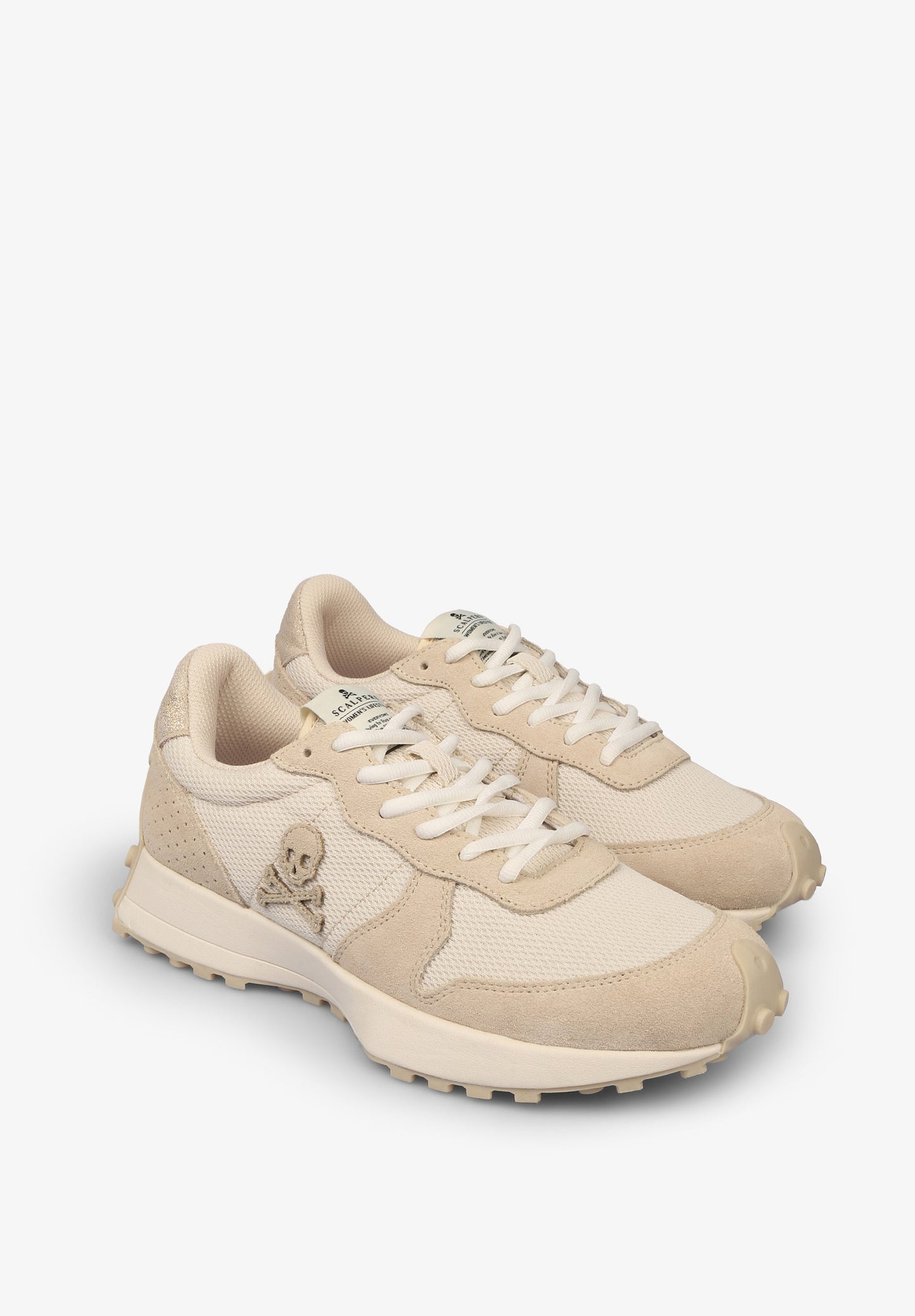 SKULL SNEAKERS WITH TRACK SOLE