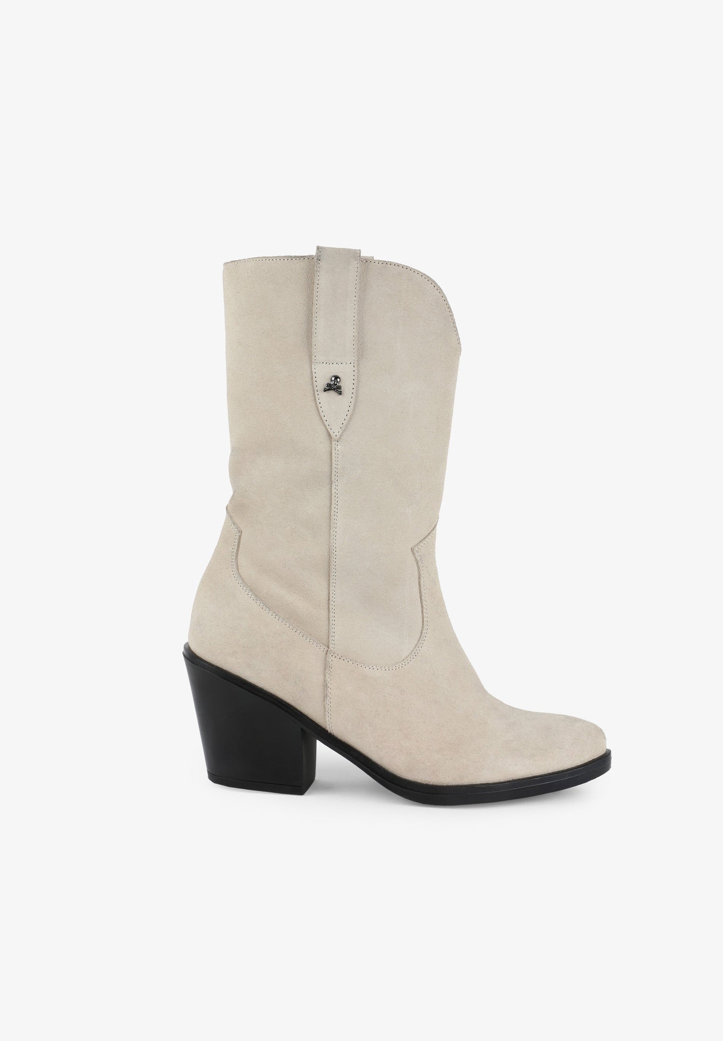 SPLIT SUEDE BOOTS