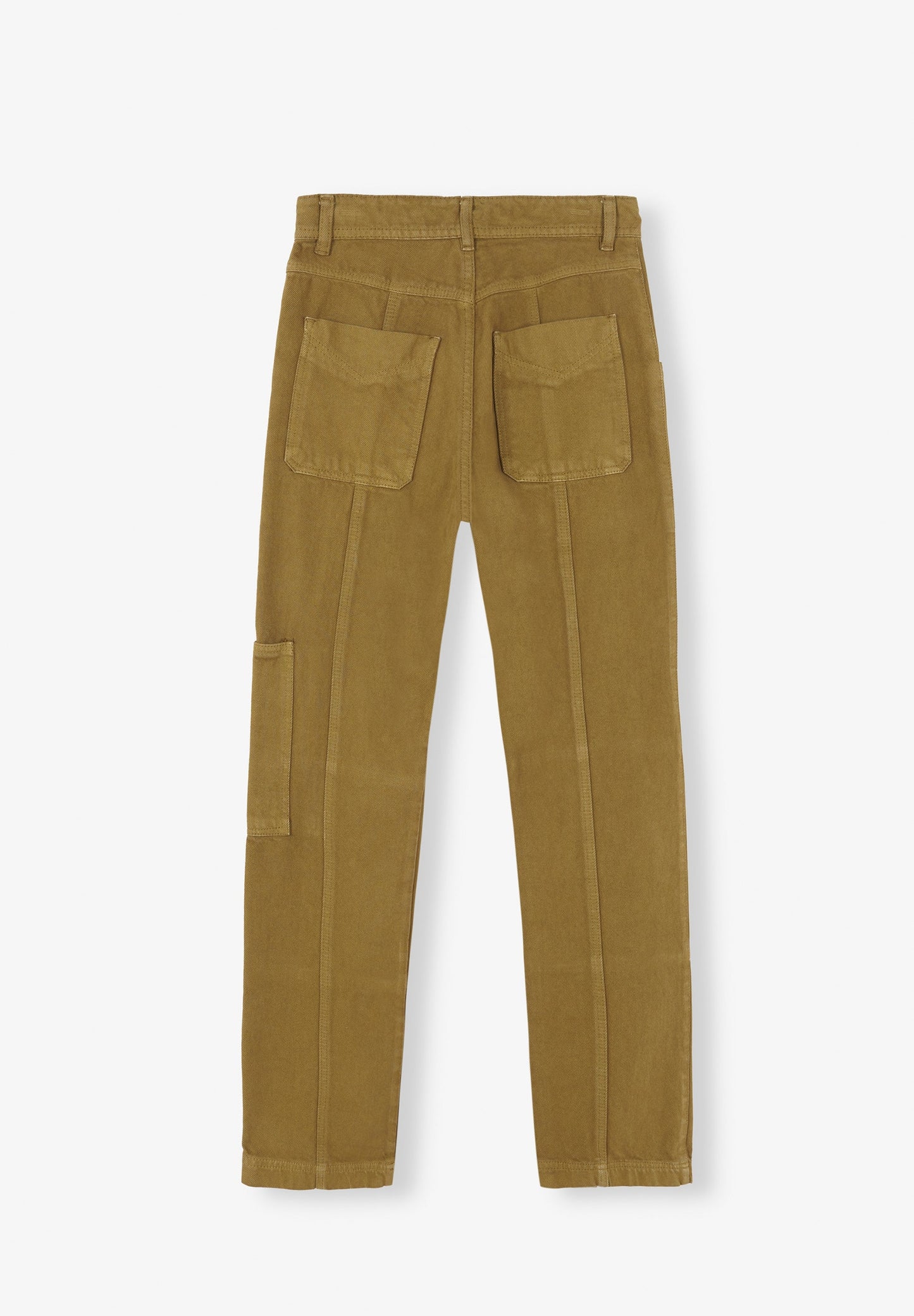 DENIM CARGO TROUSERS