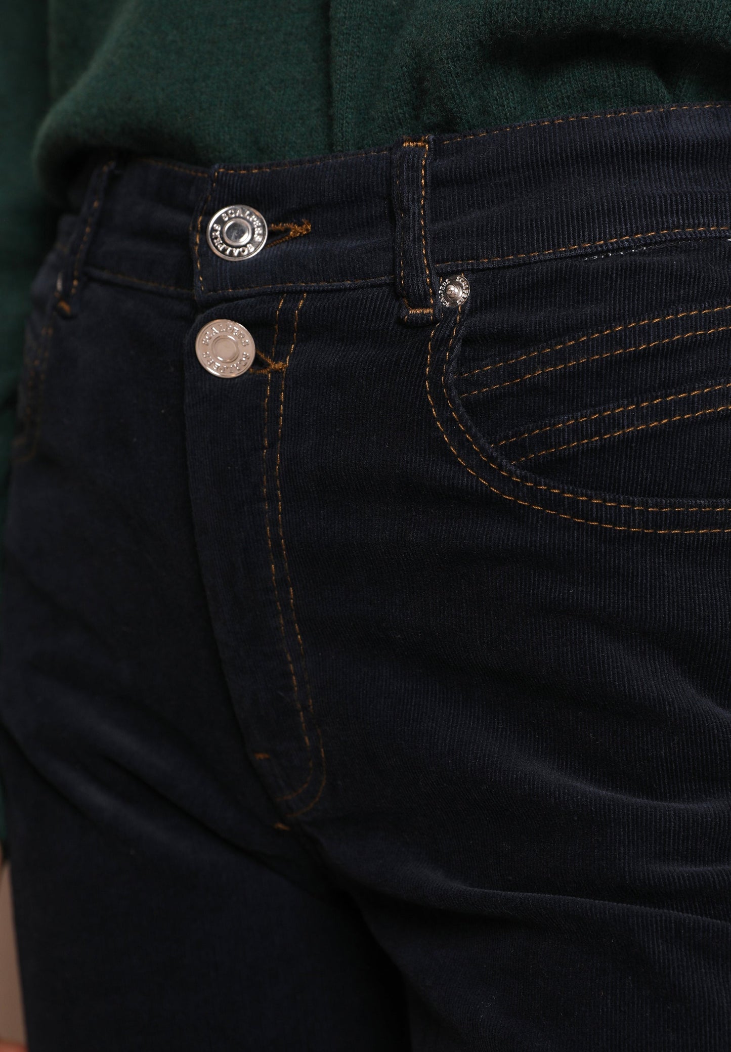 FLARED TROUSERS WITH DOUBLE BUTTON