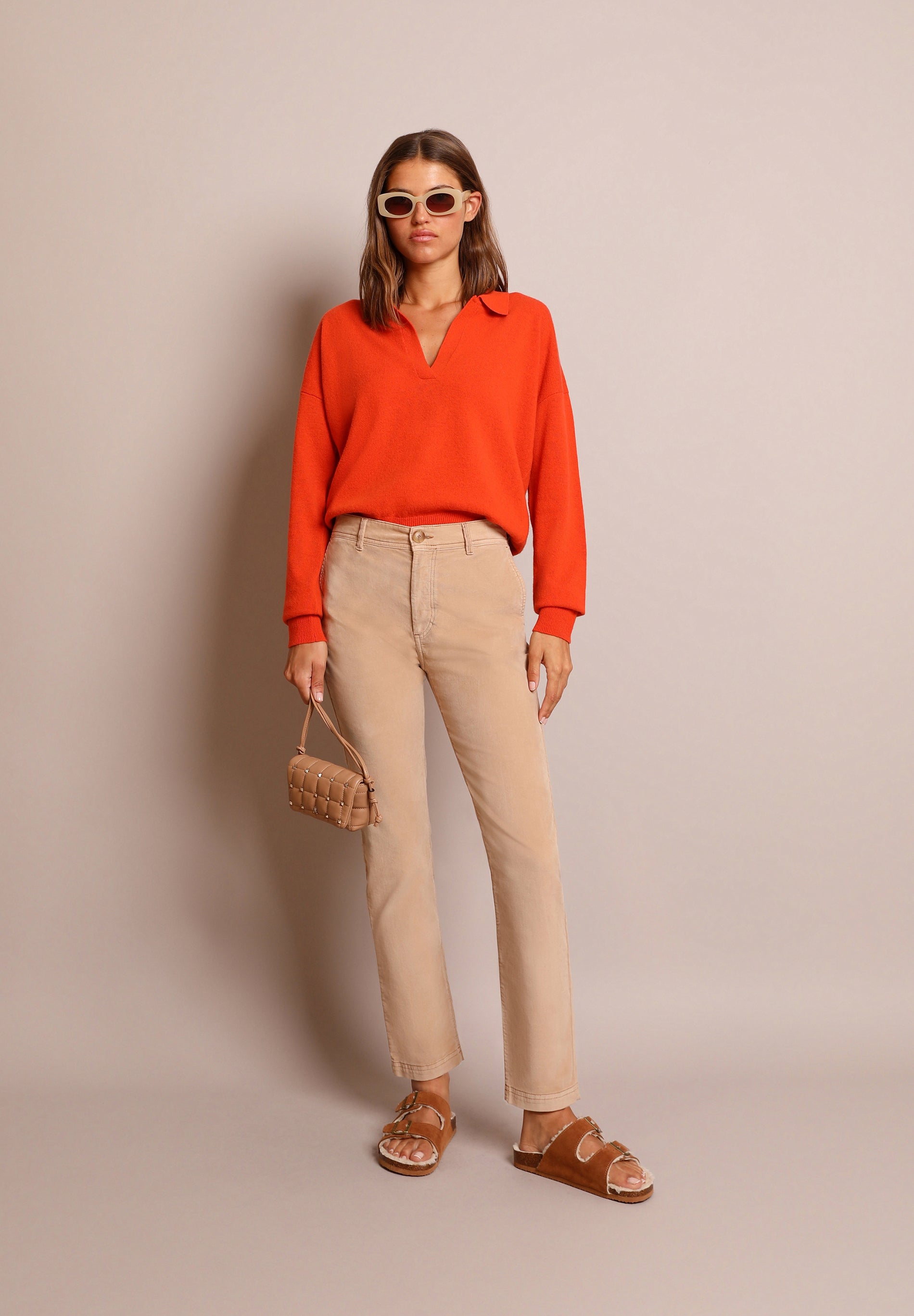 CORDUROY CHINO TROUSERS