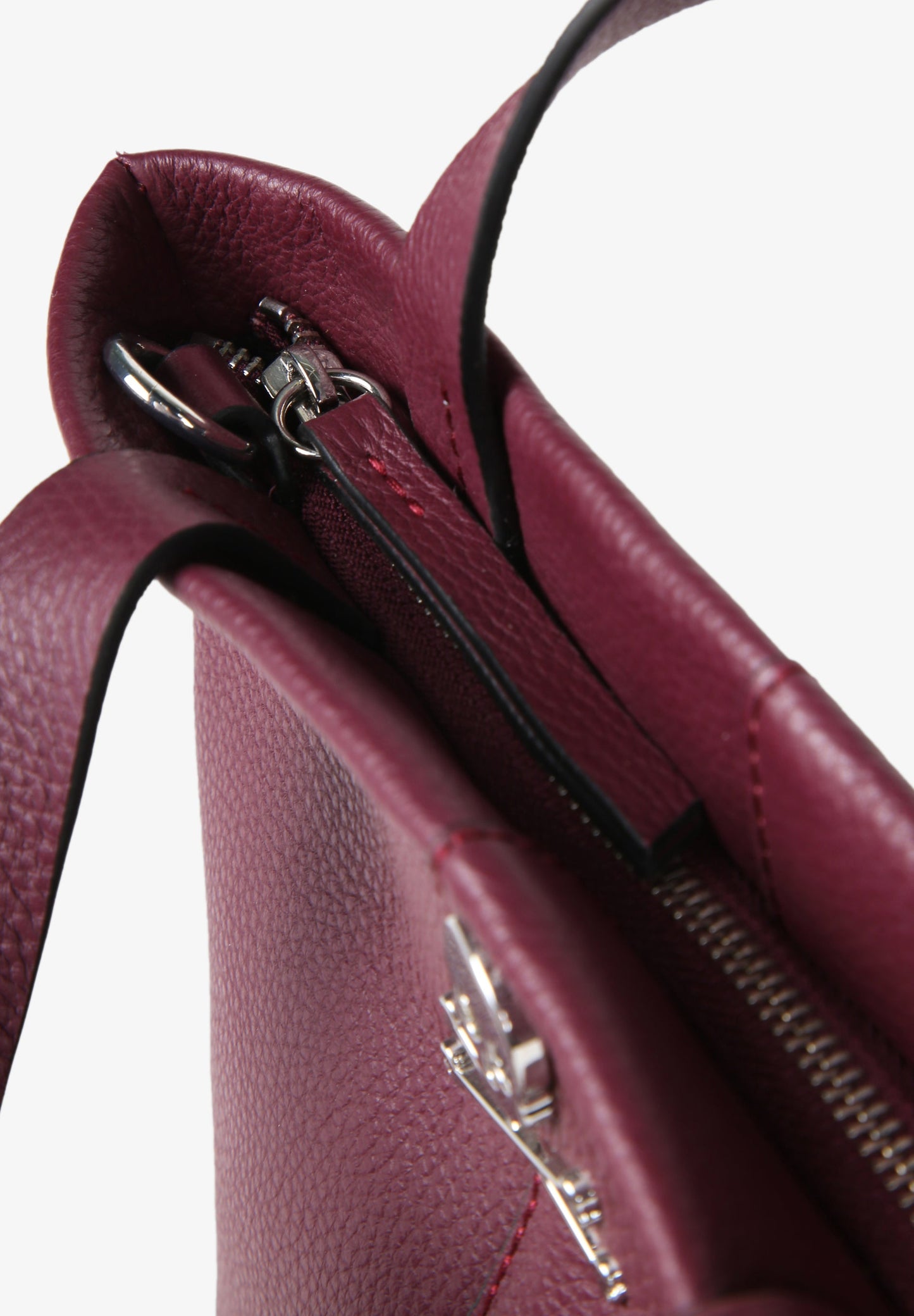 MINI LEATHER BAG WITH SEAMS