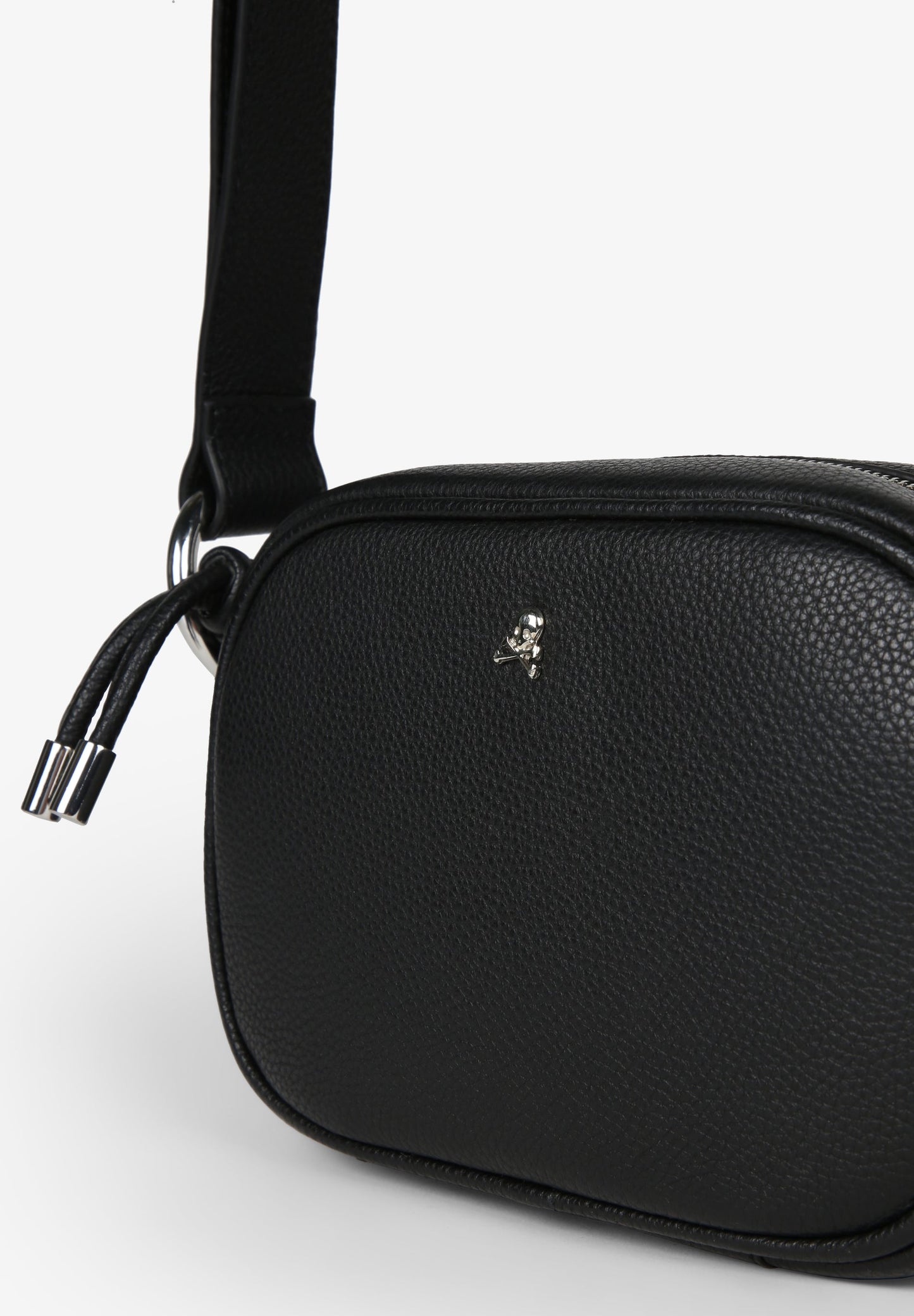 LEATHER CROSSBODY BAG WITH SKULL