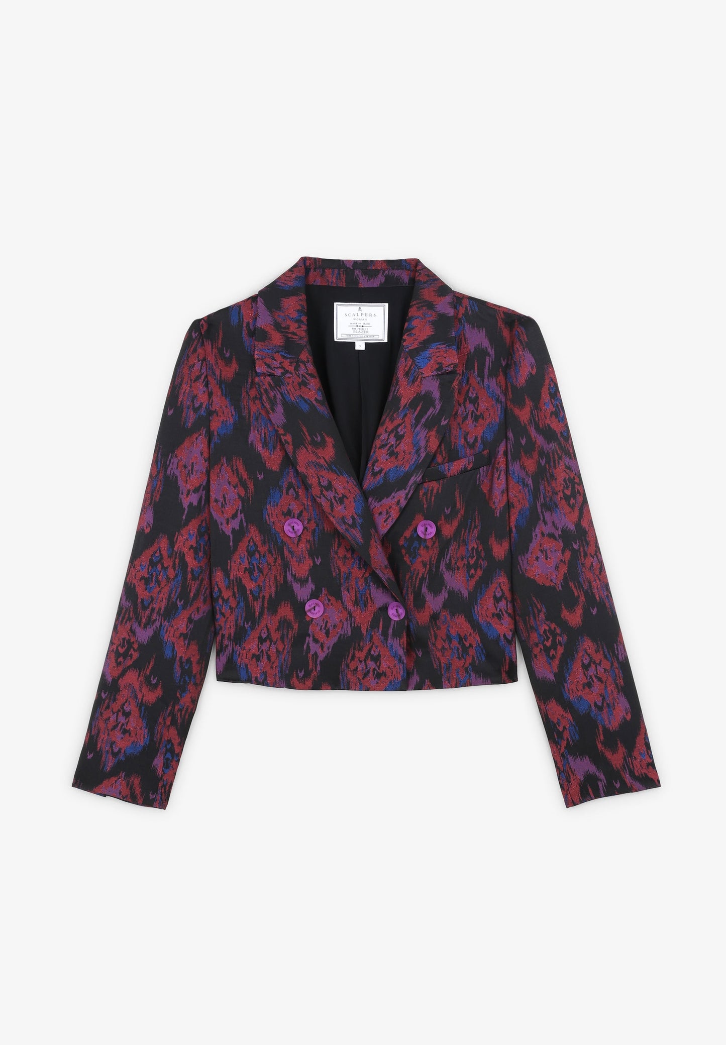 CROPPED PRINTED BLAZER