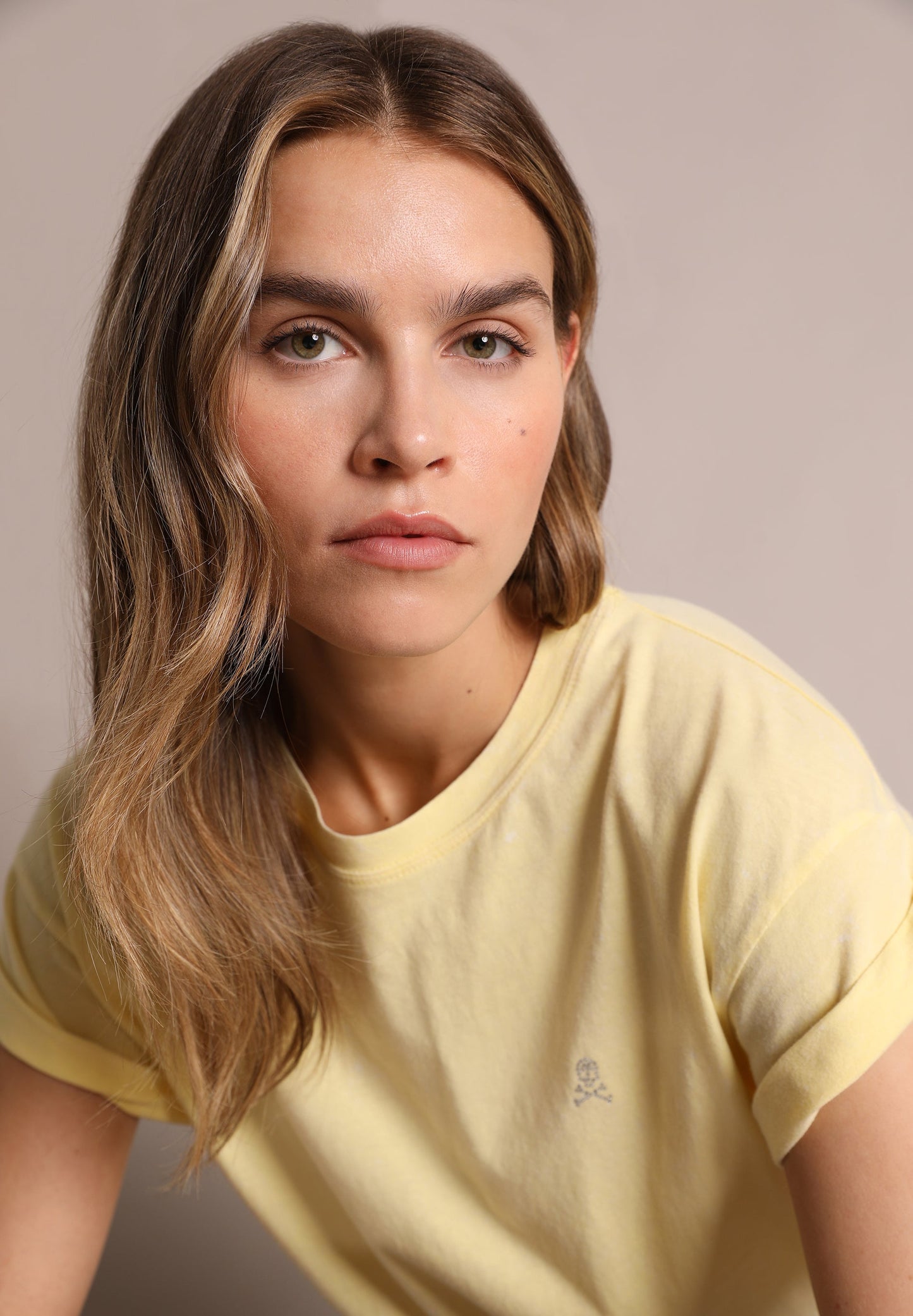 RHINESTONE SKULL MINI T-SHIRT