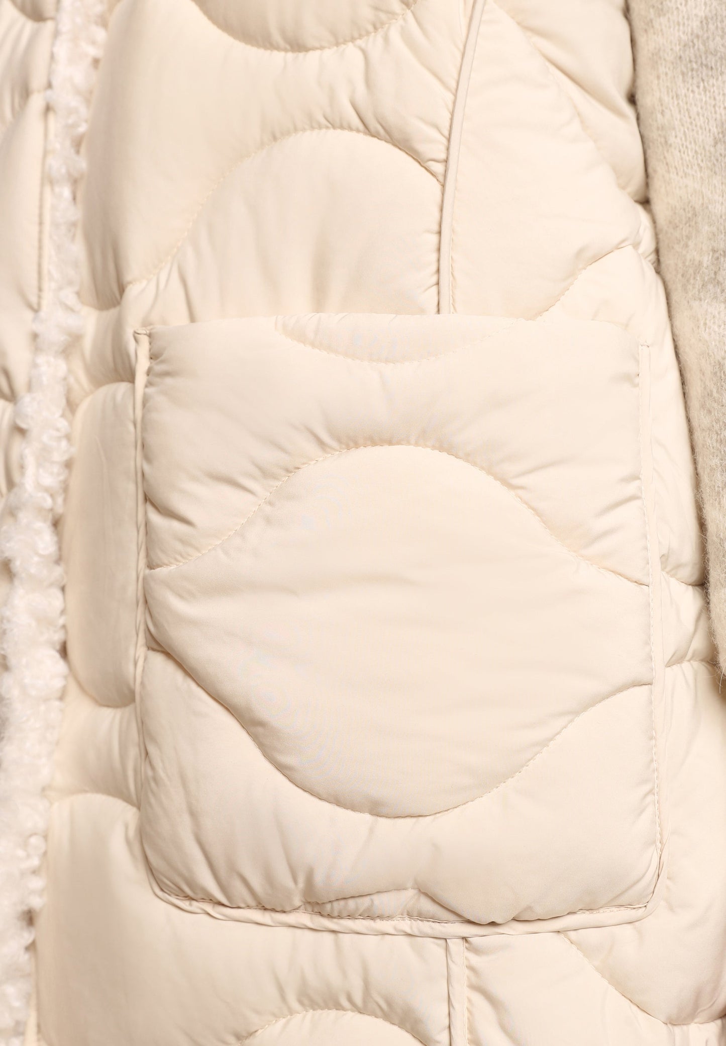 LONG SHEARLING WAISTCOAT