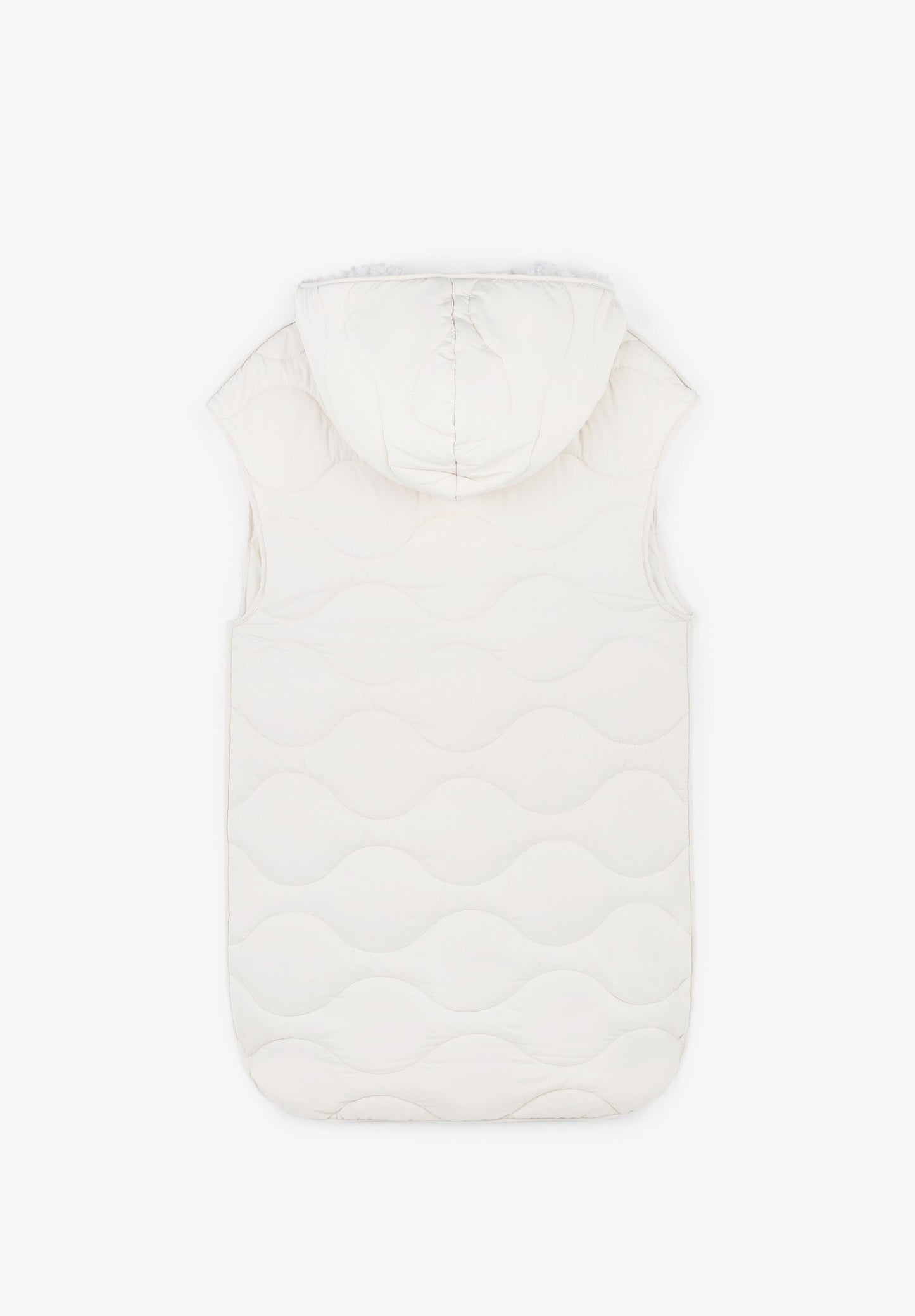 LONG SHEARLING WAISTCOAT