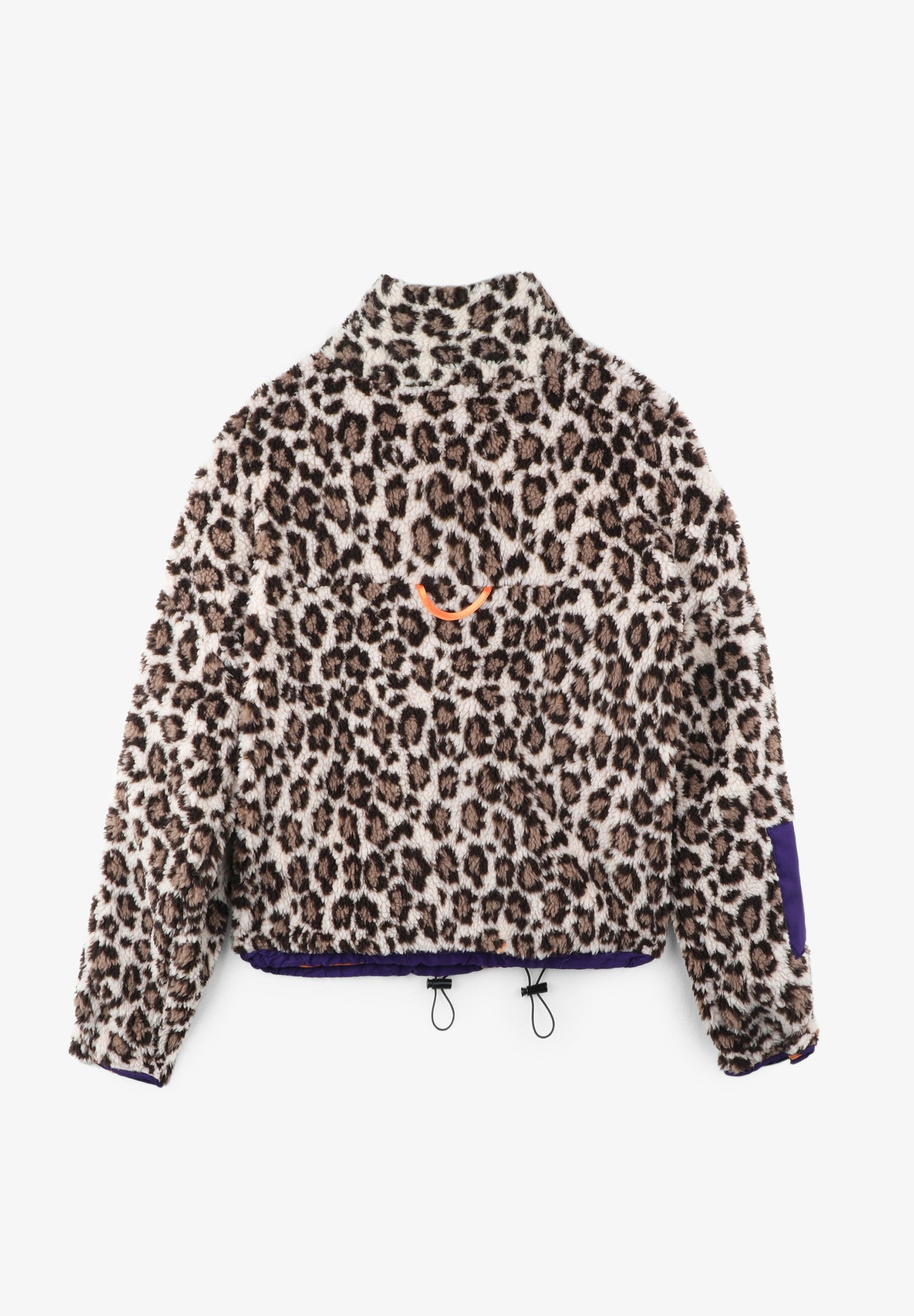 ANIMAL PRINT FLEECE JACKET