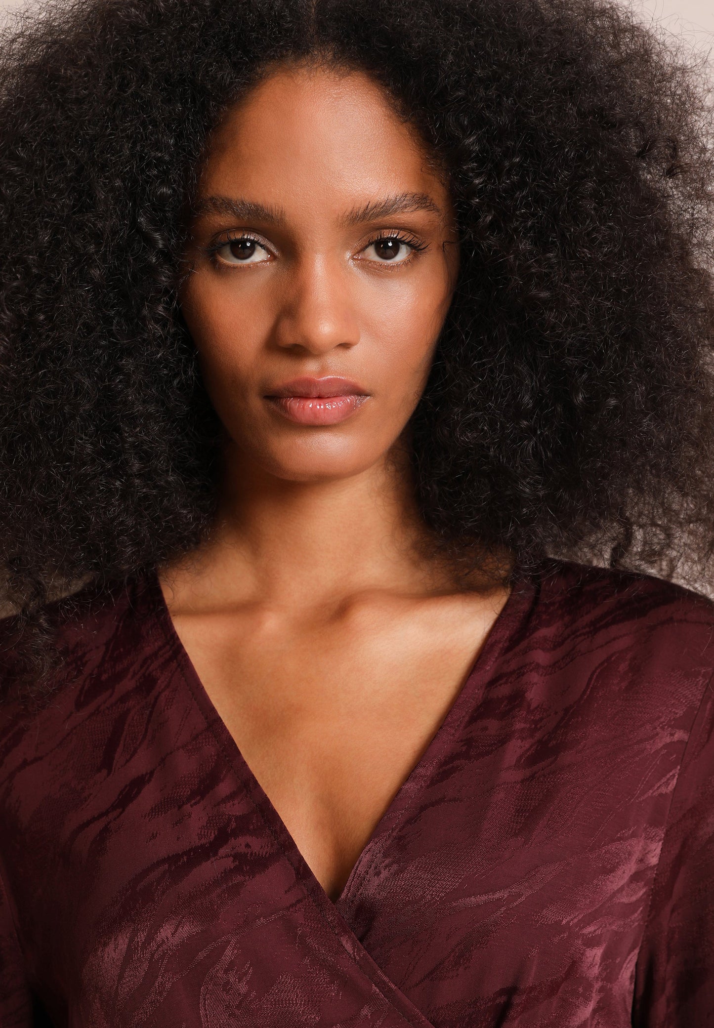 JACQUARD CROSSOVER MIDI DRESS