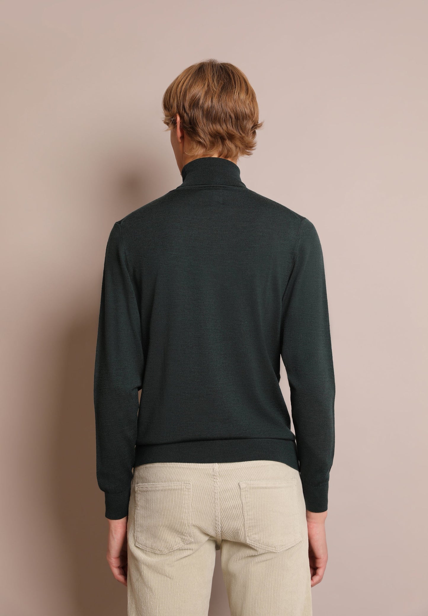 ROLL NECK WOOL SWEATER WITH SKULL