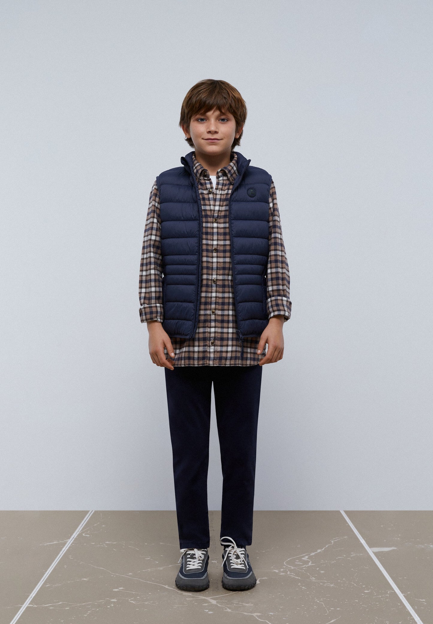 LIGHT PUFFER GILET SKULL