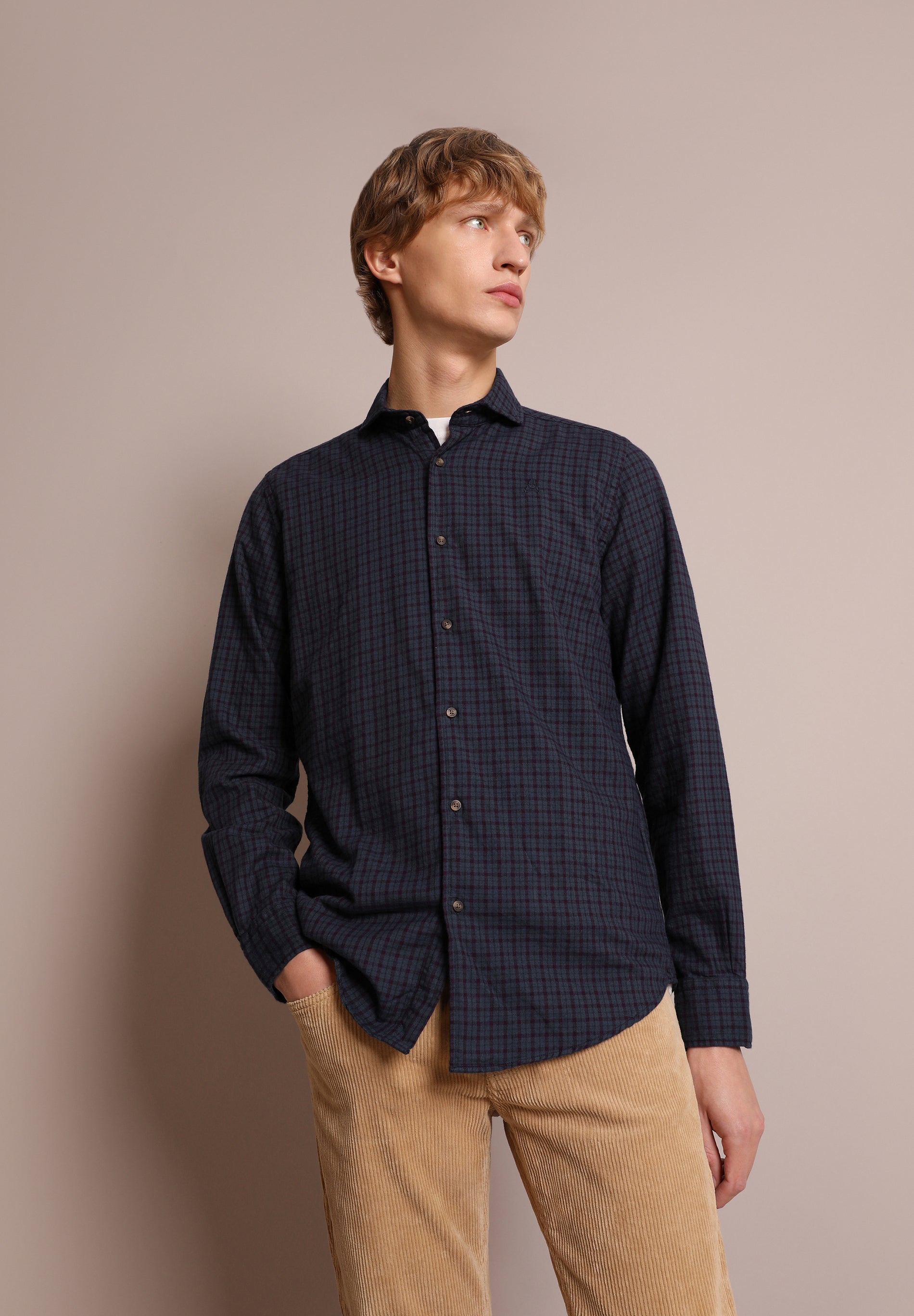 FLANNEL MINI CHECK SHIRT