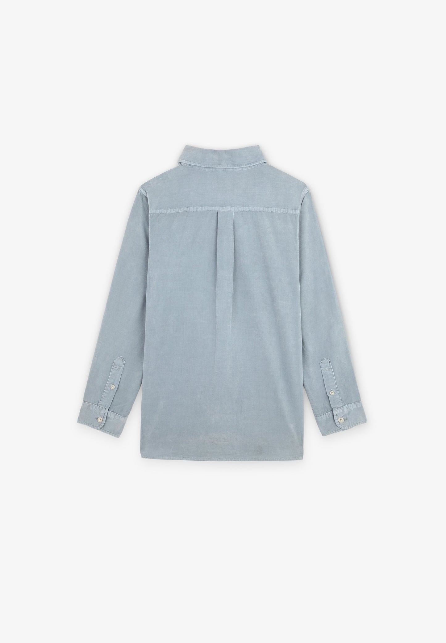 CORDUROY SHIRT WITH CONTRAST SKULL