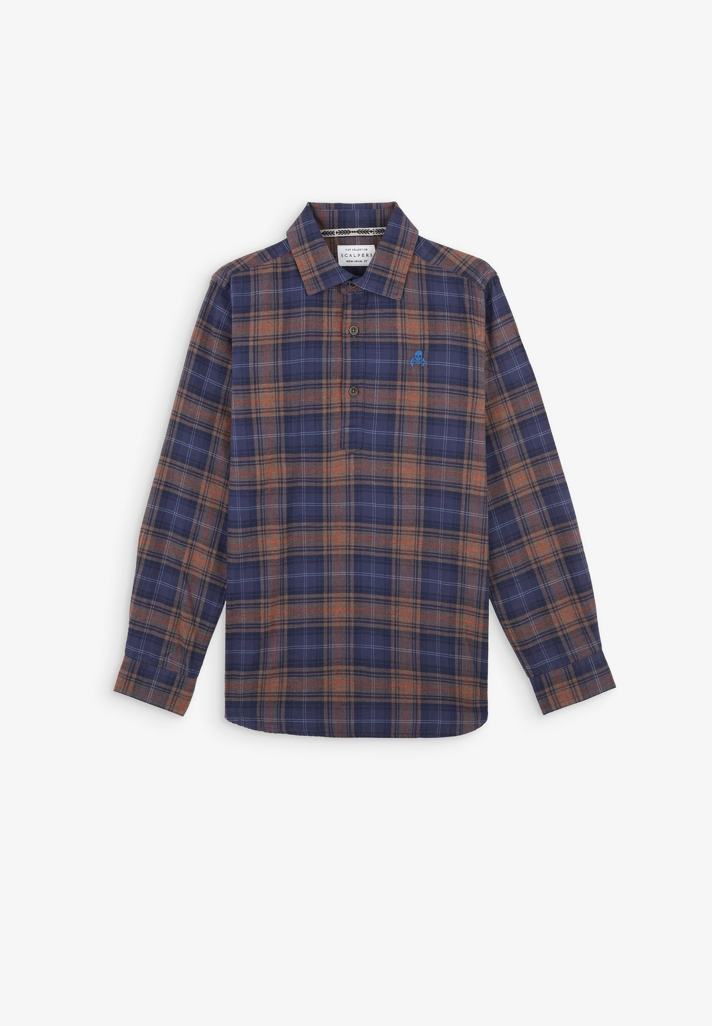 POLO SHIRT WITH WINDOW PANE CHECKS