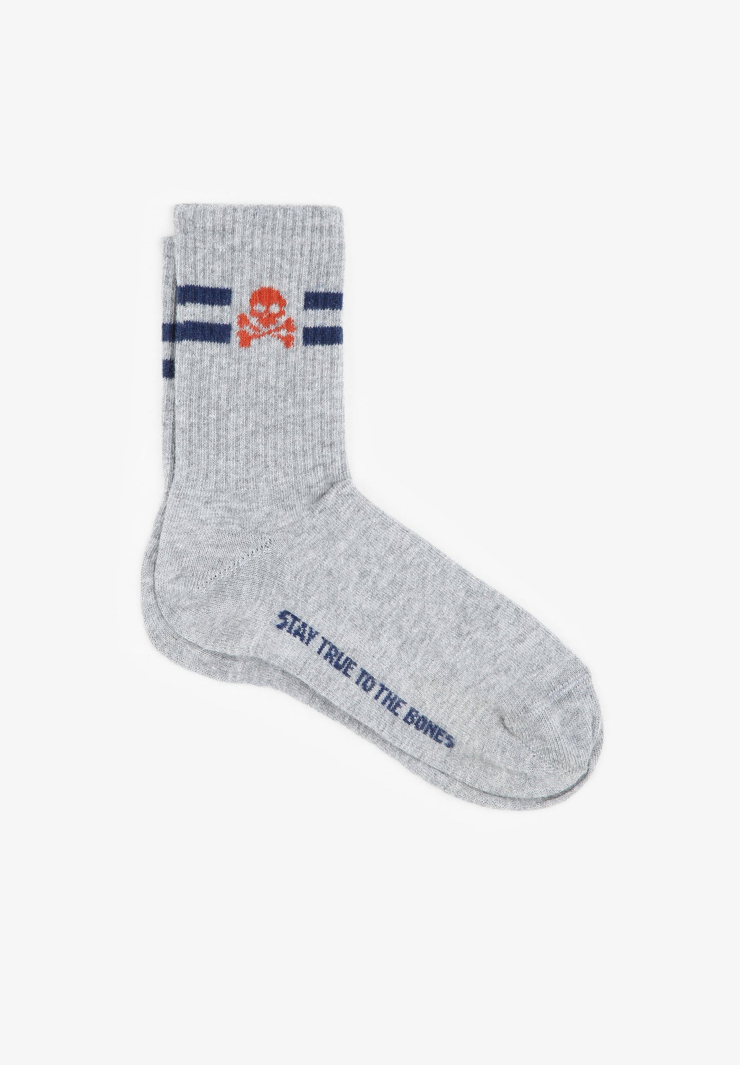 STRIPED SKULL SOCKS