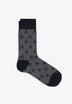 SOCKEN MIT TOTENKOPF-PRINT