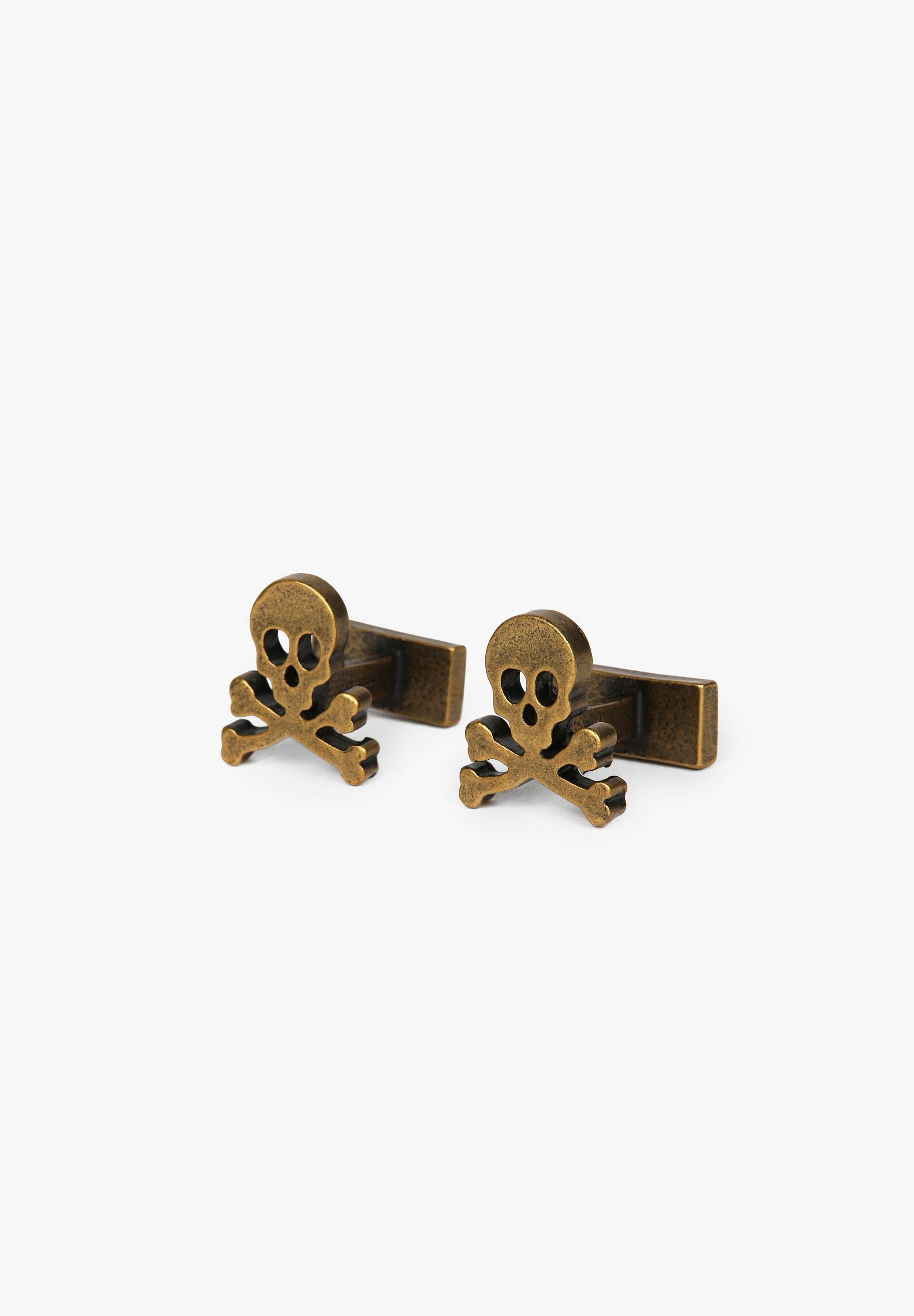 GOLDEN SKULL CUFFLINKS