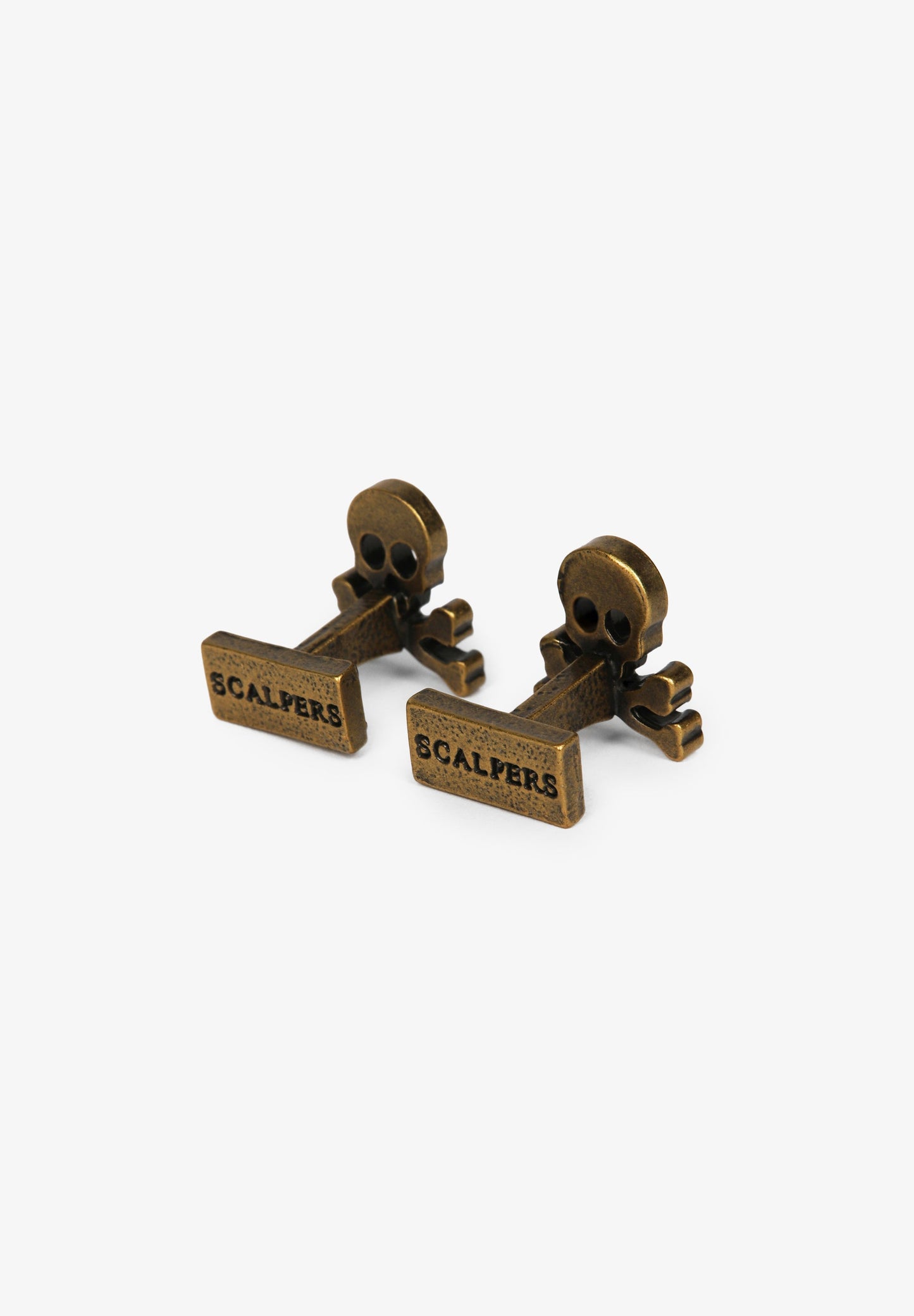 GOLDEN SKULL CUFFLINKS