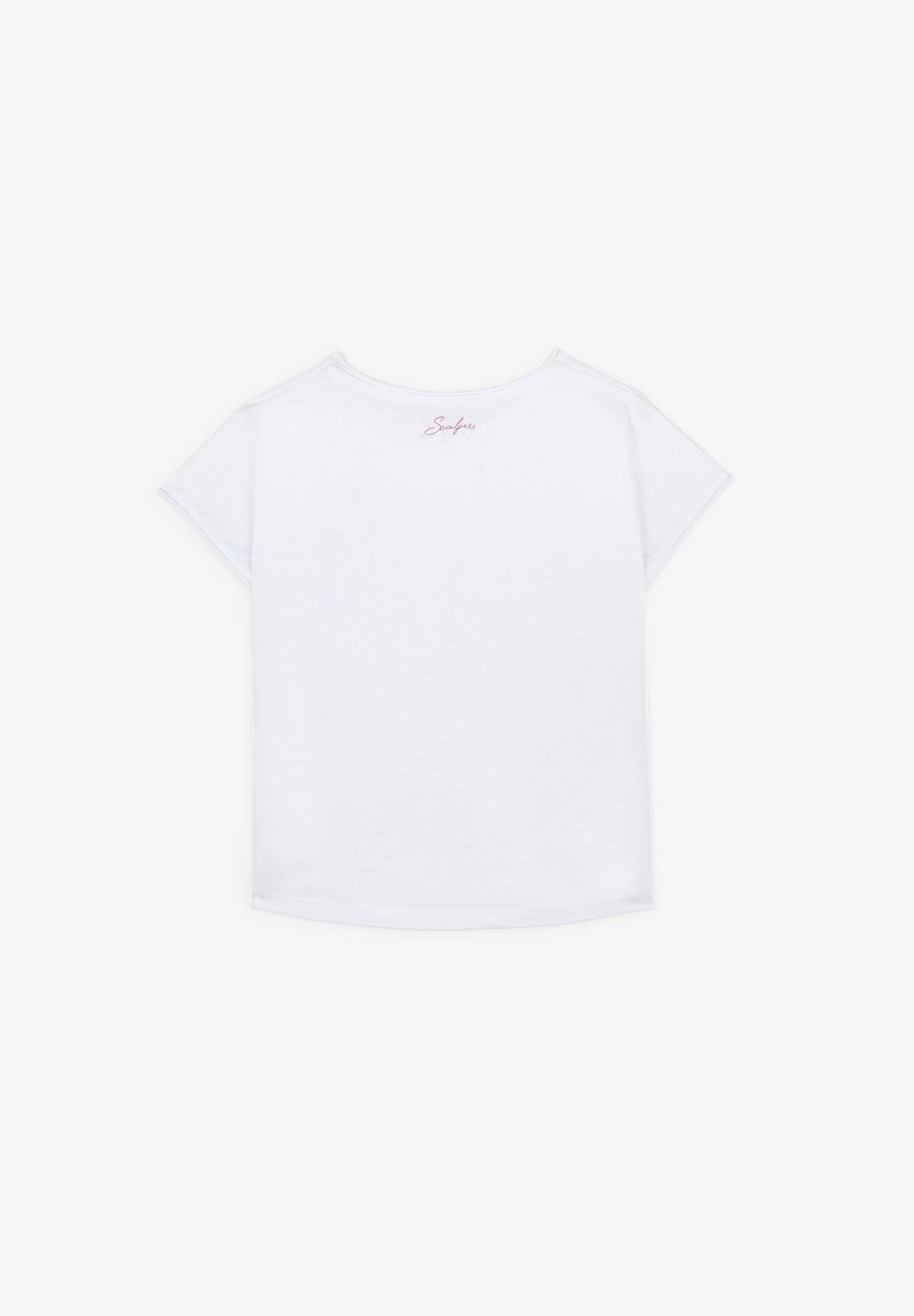 BASIC T SHIRT WITH CONTRAST SKULL