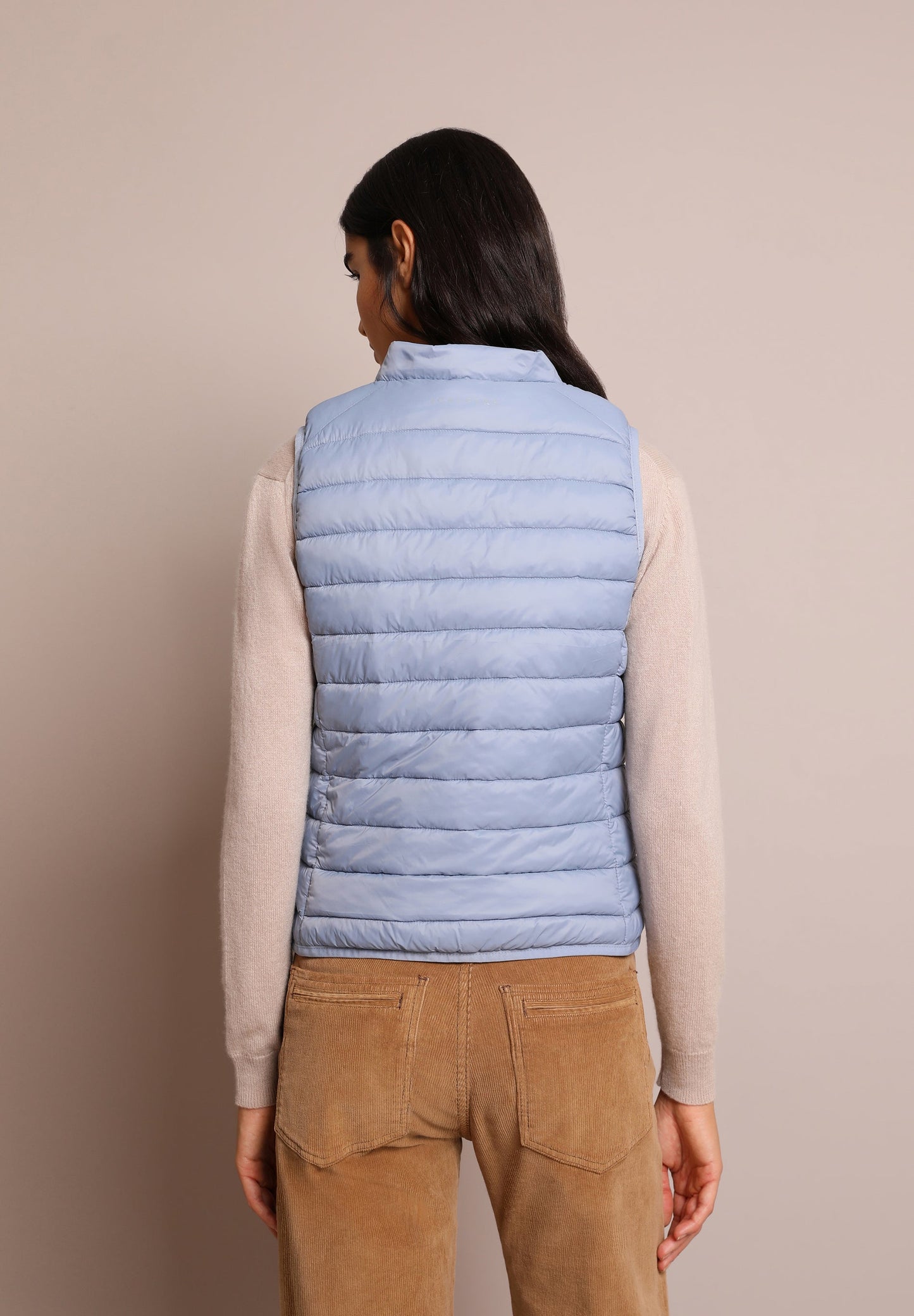 QUILTED GILET WITH SKULL DETAIL
