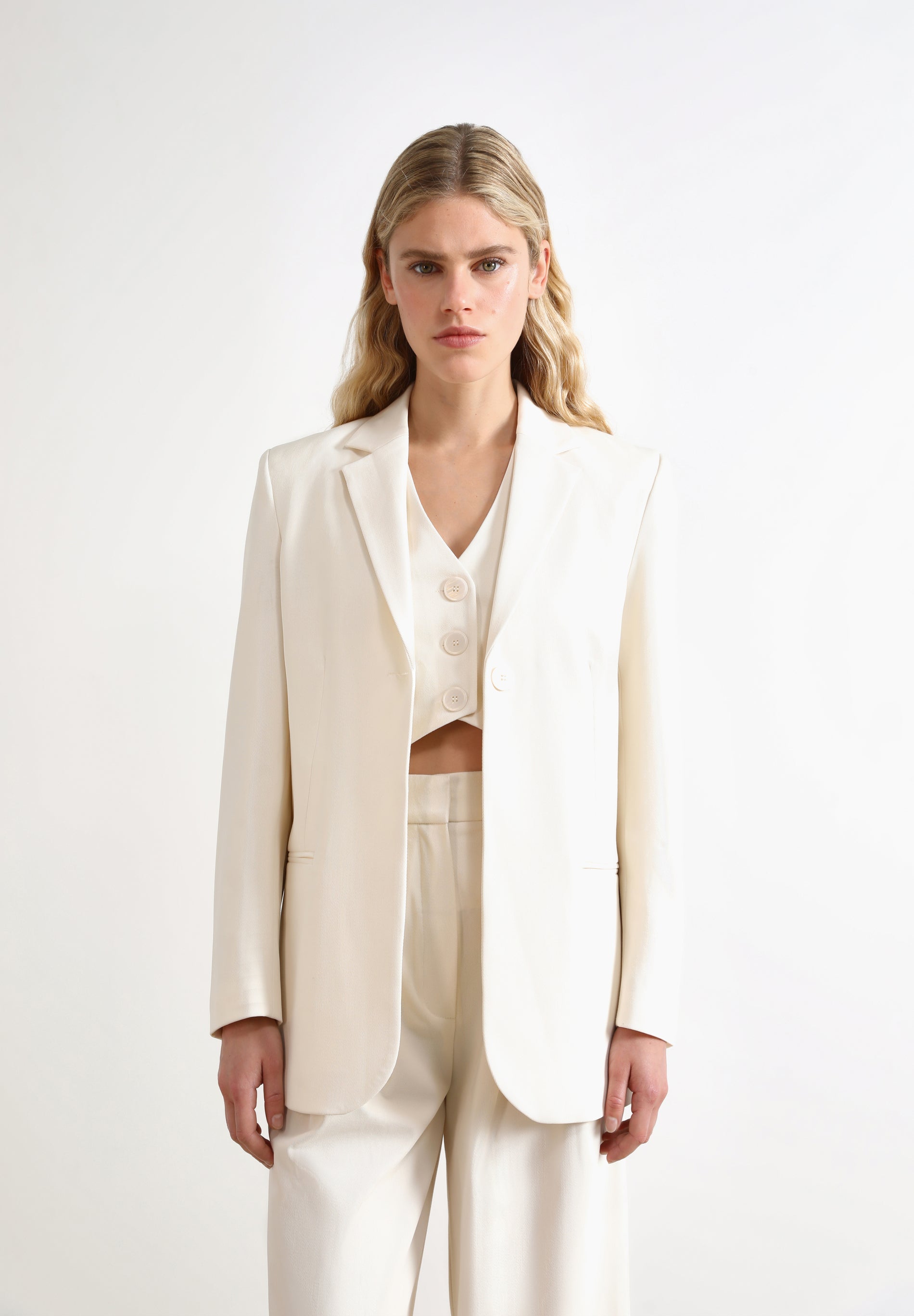 BLAZER WITH HIGH BUTTON