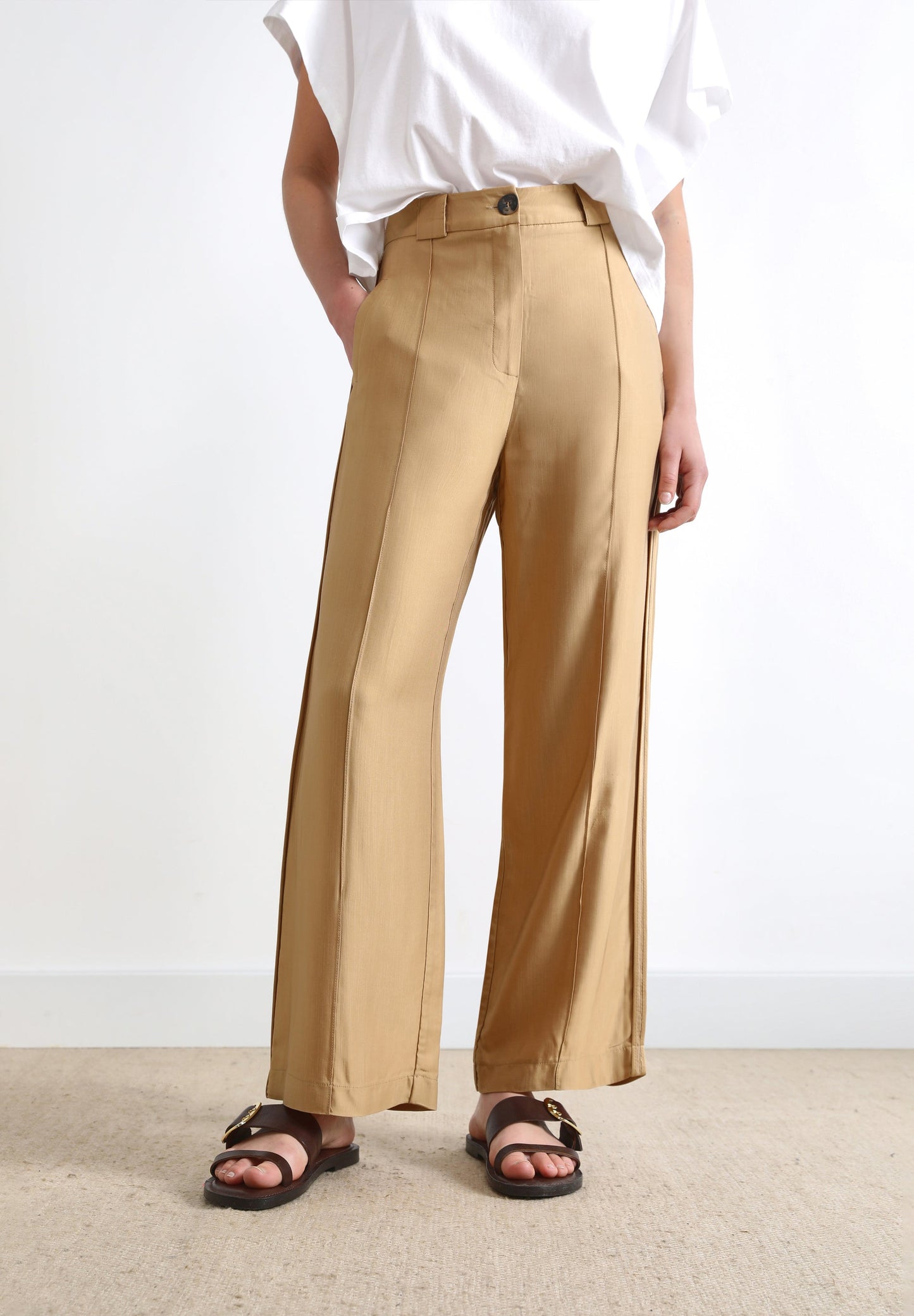 SATIN CULOTTE TROUSERS