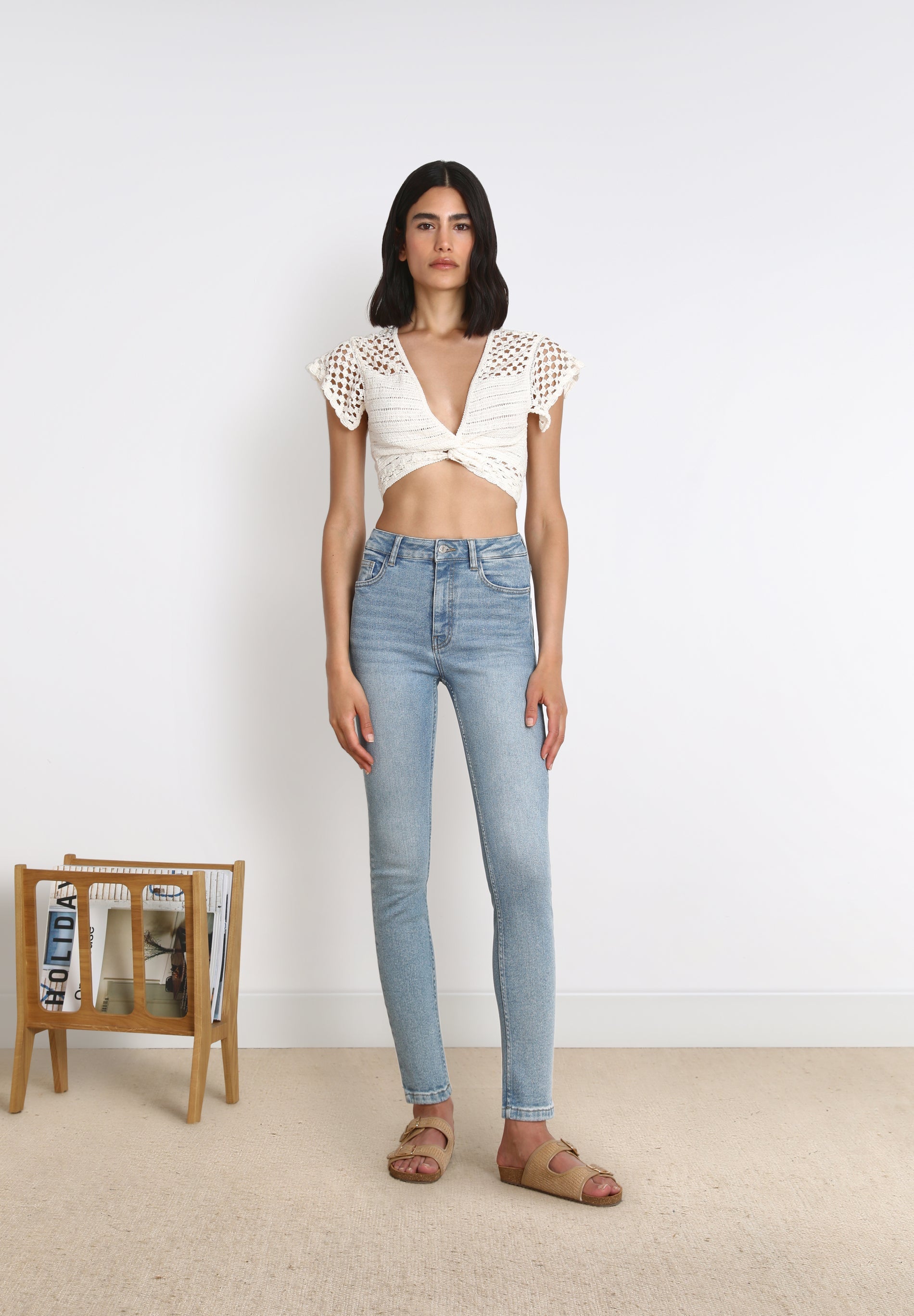 SKINNY ANKLE LENGTH JEANS