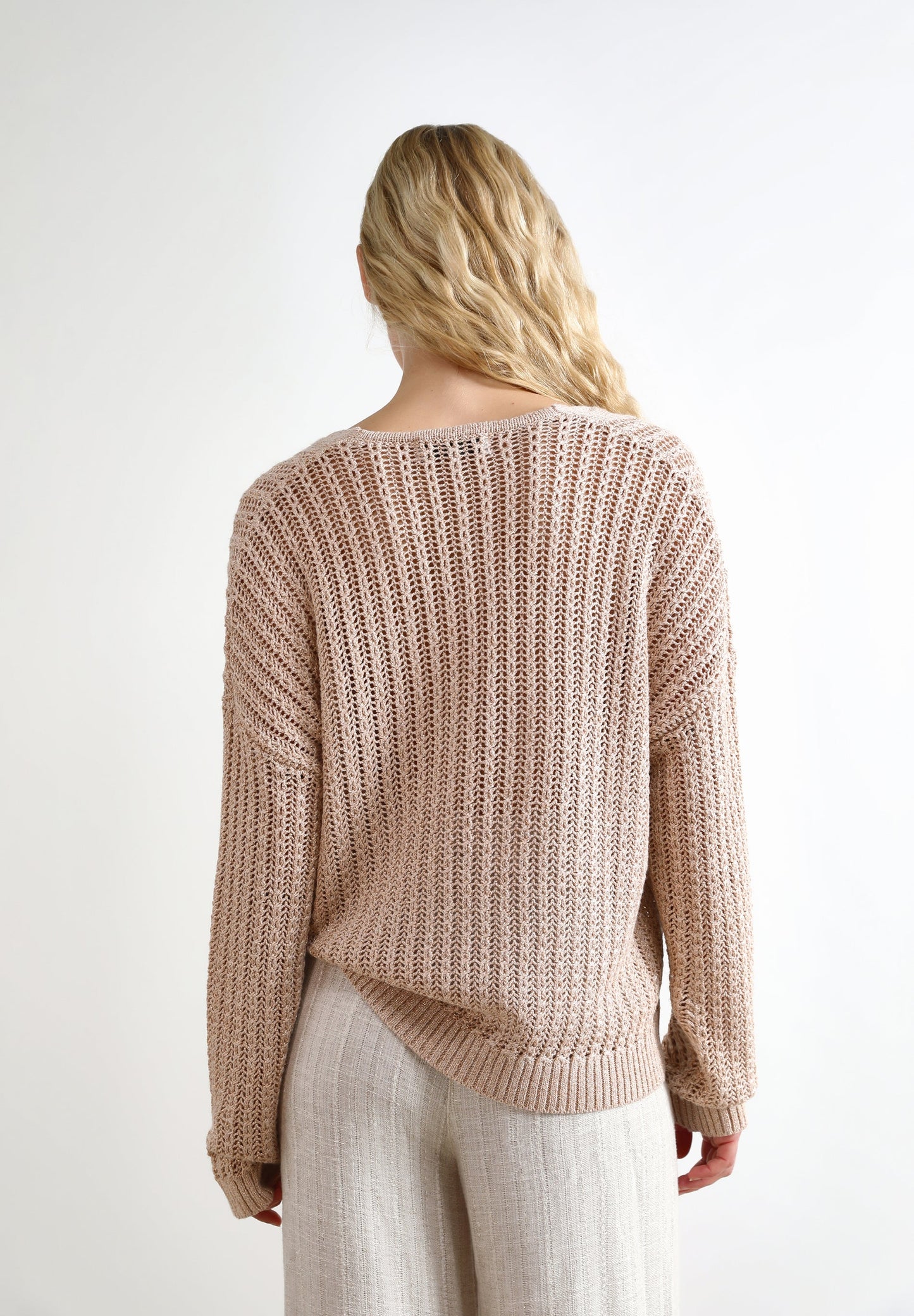 CABLE-KNIT SWEATER