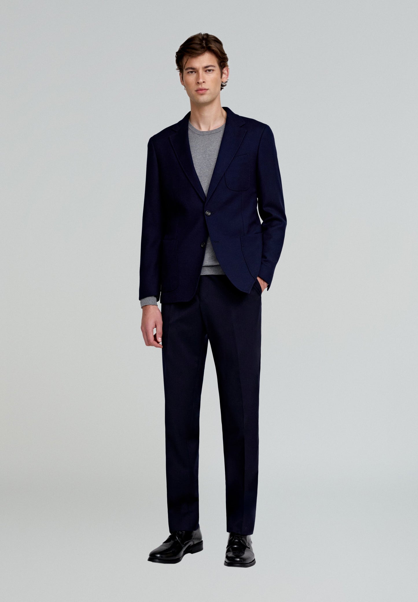 PLAIN WOOL BLAZER