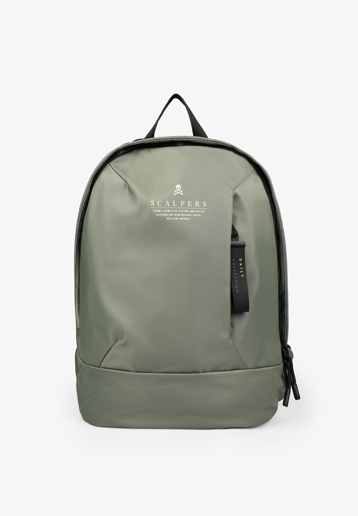 BACKPACK WITH FRONT ZIPPED POCKET