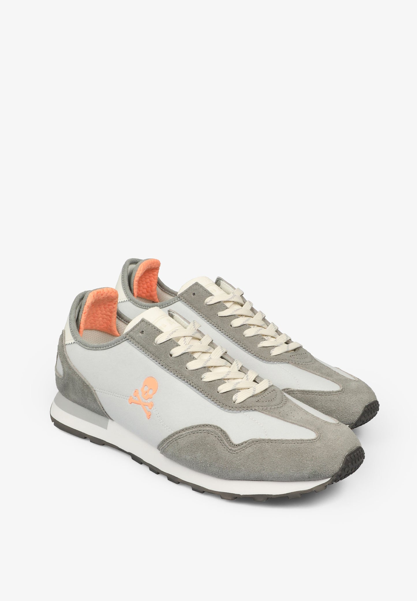 LEATHER AND SUEDE SNEAKERS