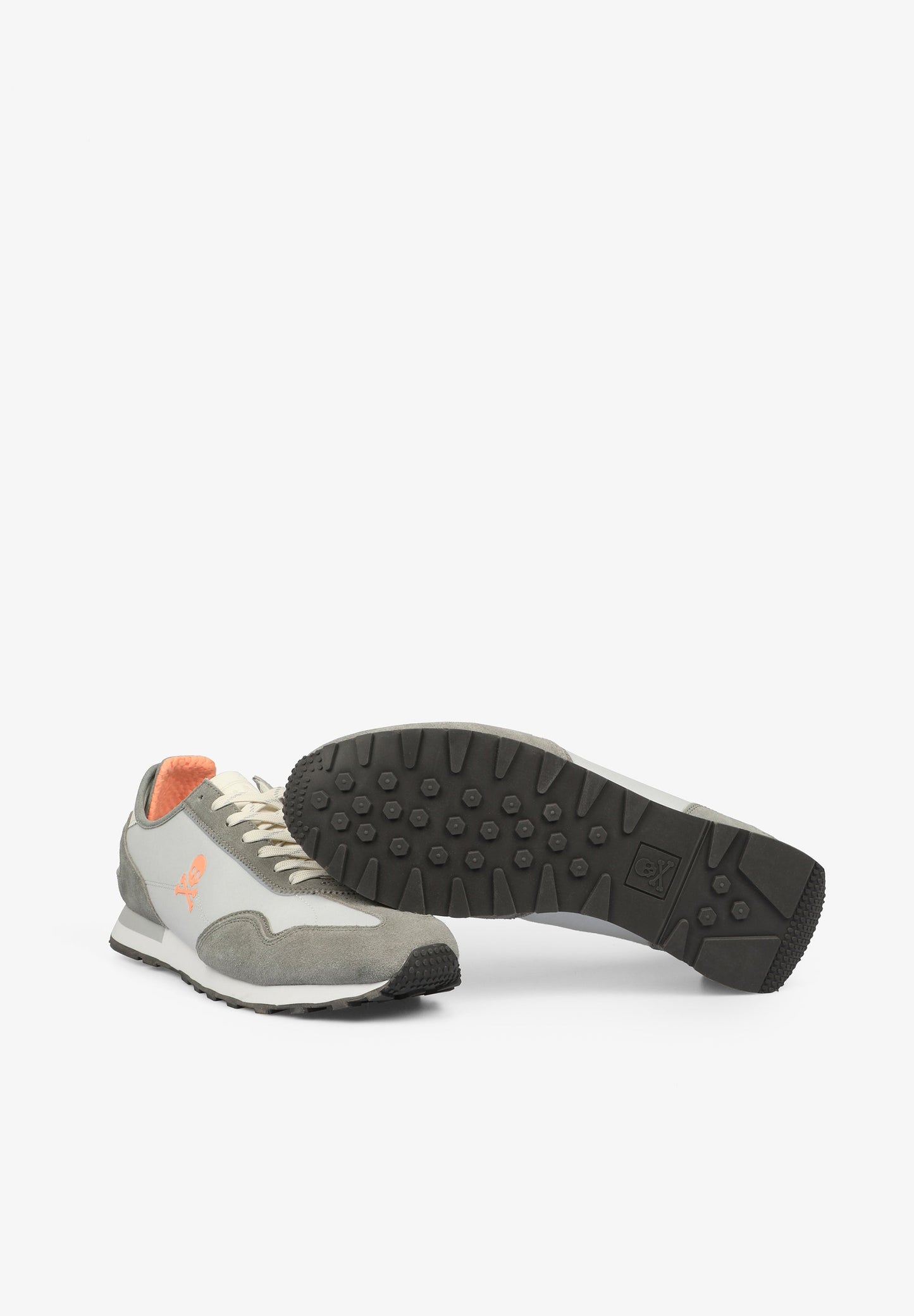 LEATHER AND SUEDE SNEAKERS