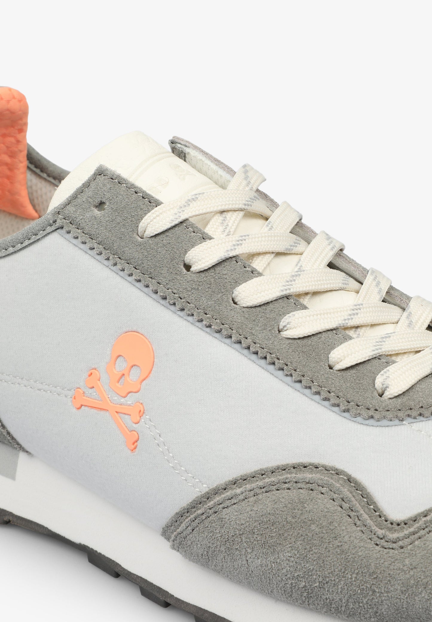 LEATHER AND SUEDE SNEAKERS