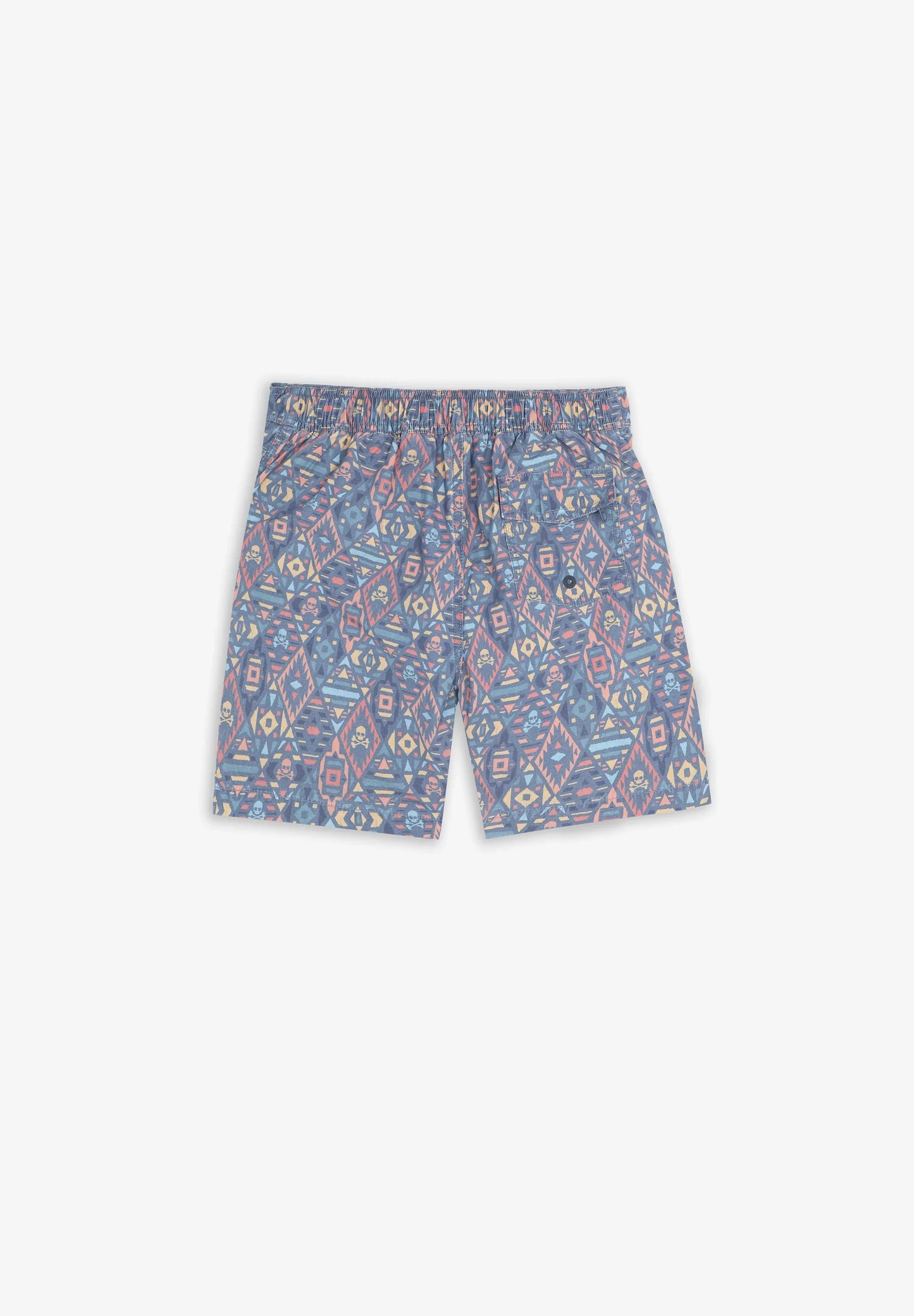 GEOMETRIC PRINT SWIMMING TRUNKS