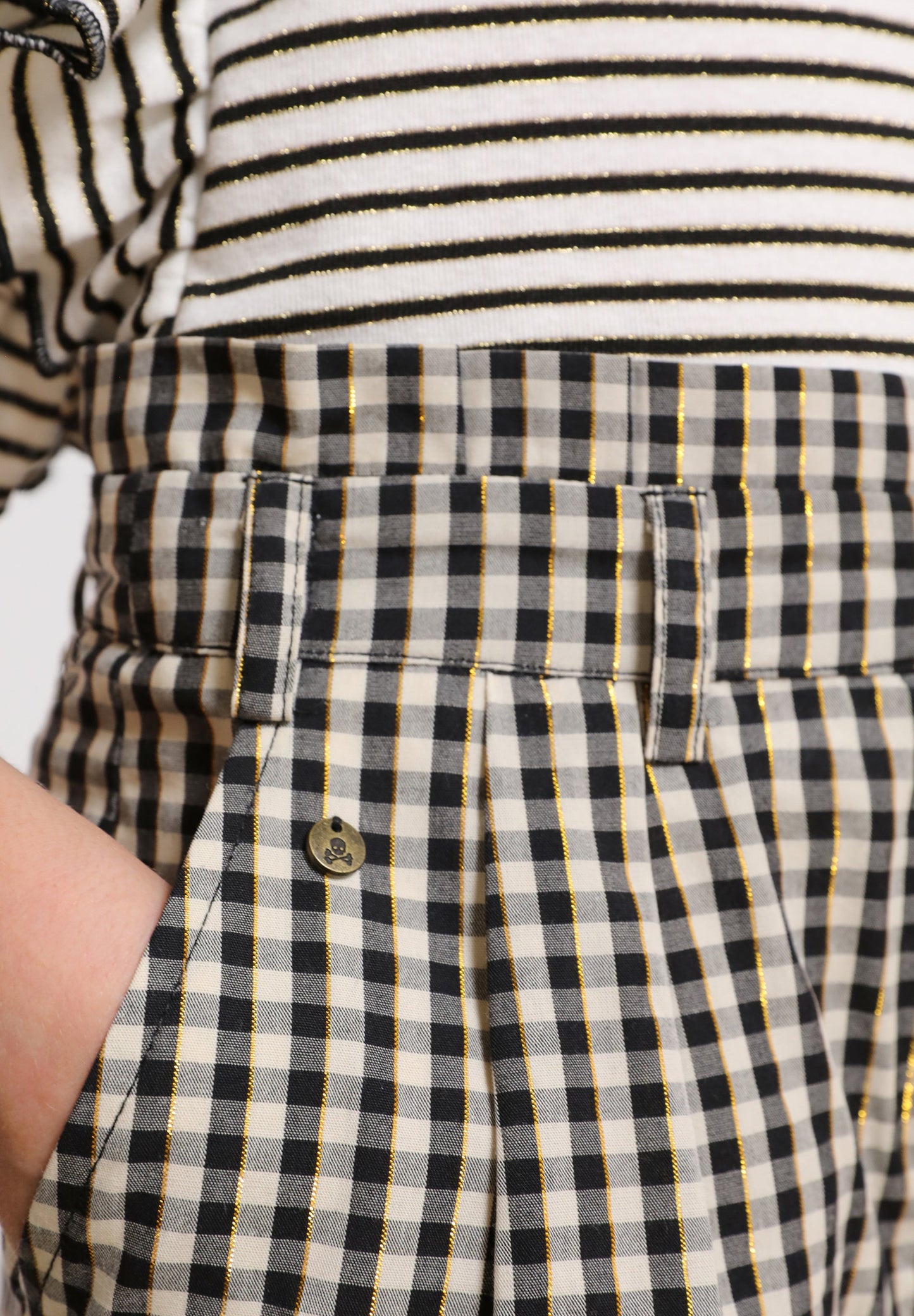 GINGHAM BERMUDA SHORT