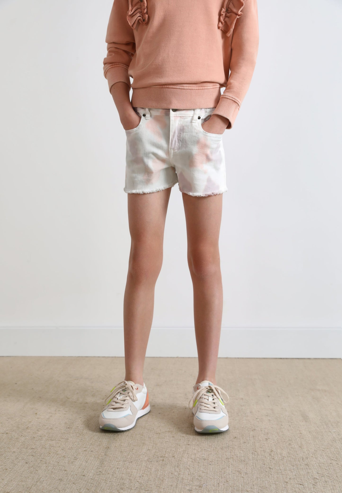 TIE-DYE BERMUDA SHORTS