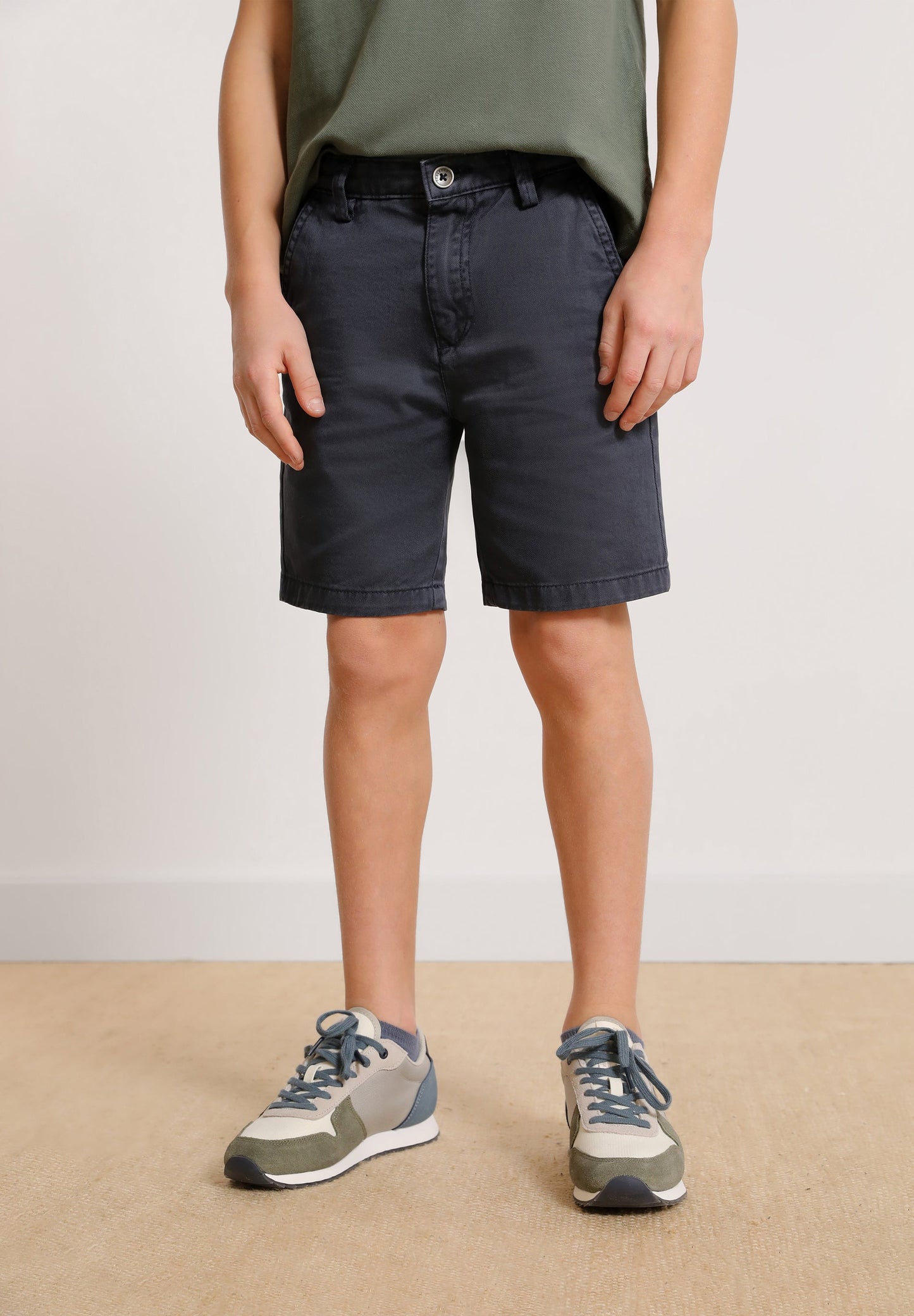 COTTON BERMUDA SHORTS